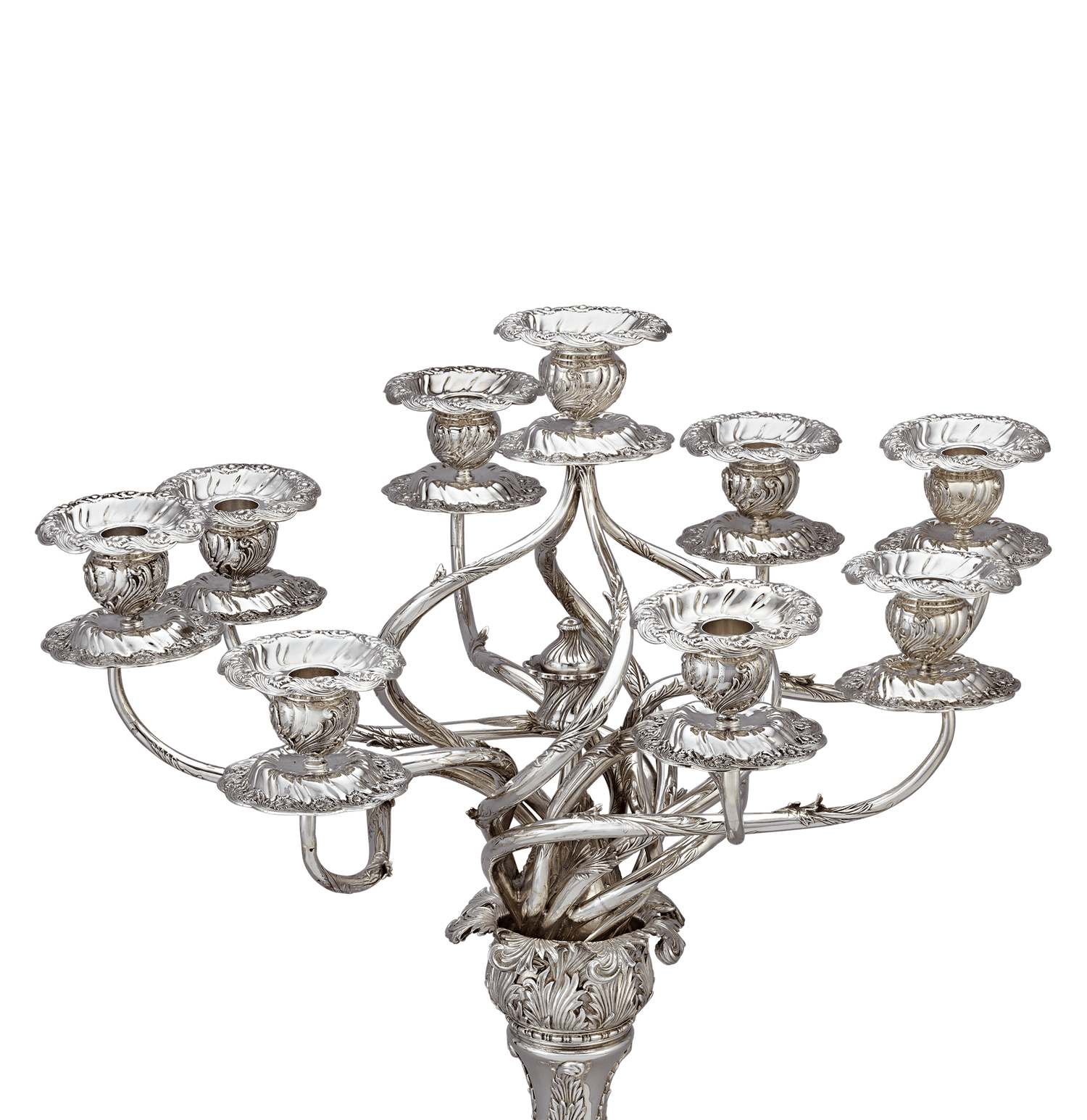 Tiffany & Co. Chrysanthemum Candelabra