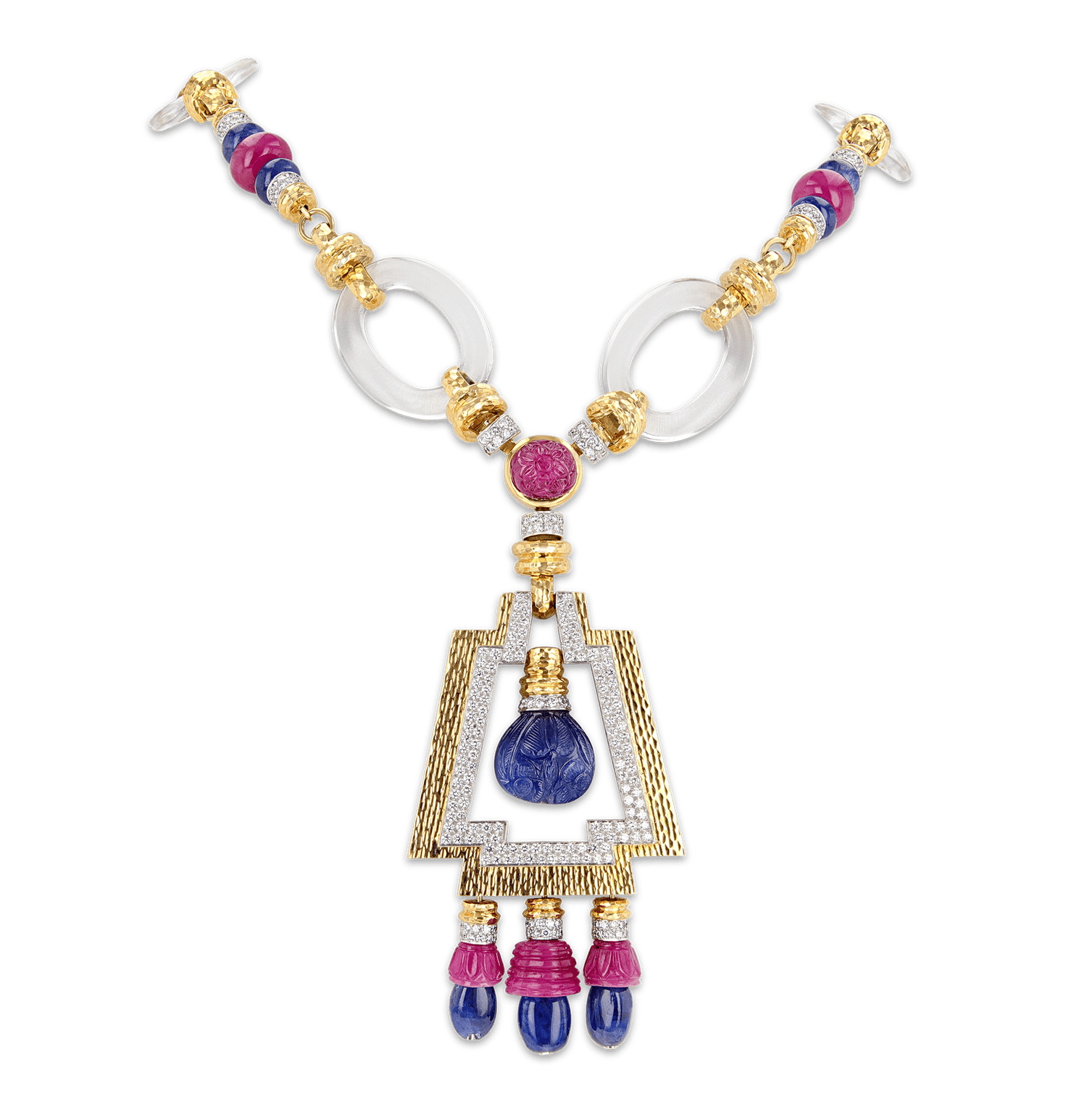 David Webb Ancient Altar Necklace