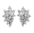 Retro Diamond Cluster Earrings, 10.25 Carats