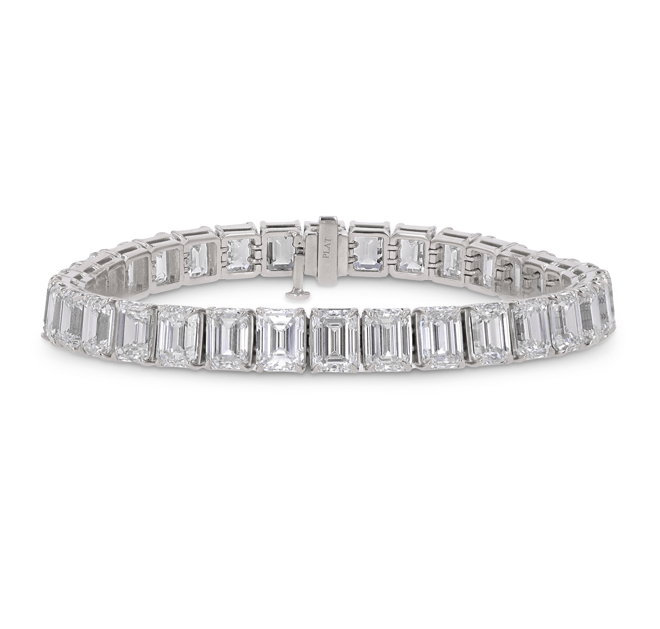 Diamond Line Bracelet, 34.00 Carats