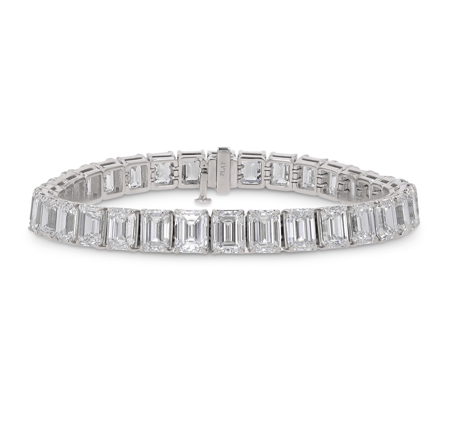 Diamond Line Bracelet, 34.00 Carats