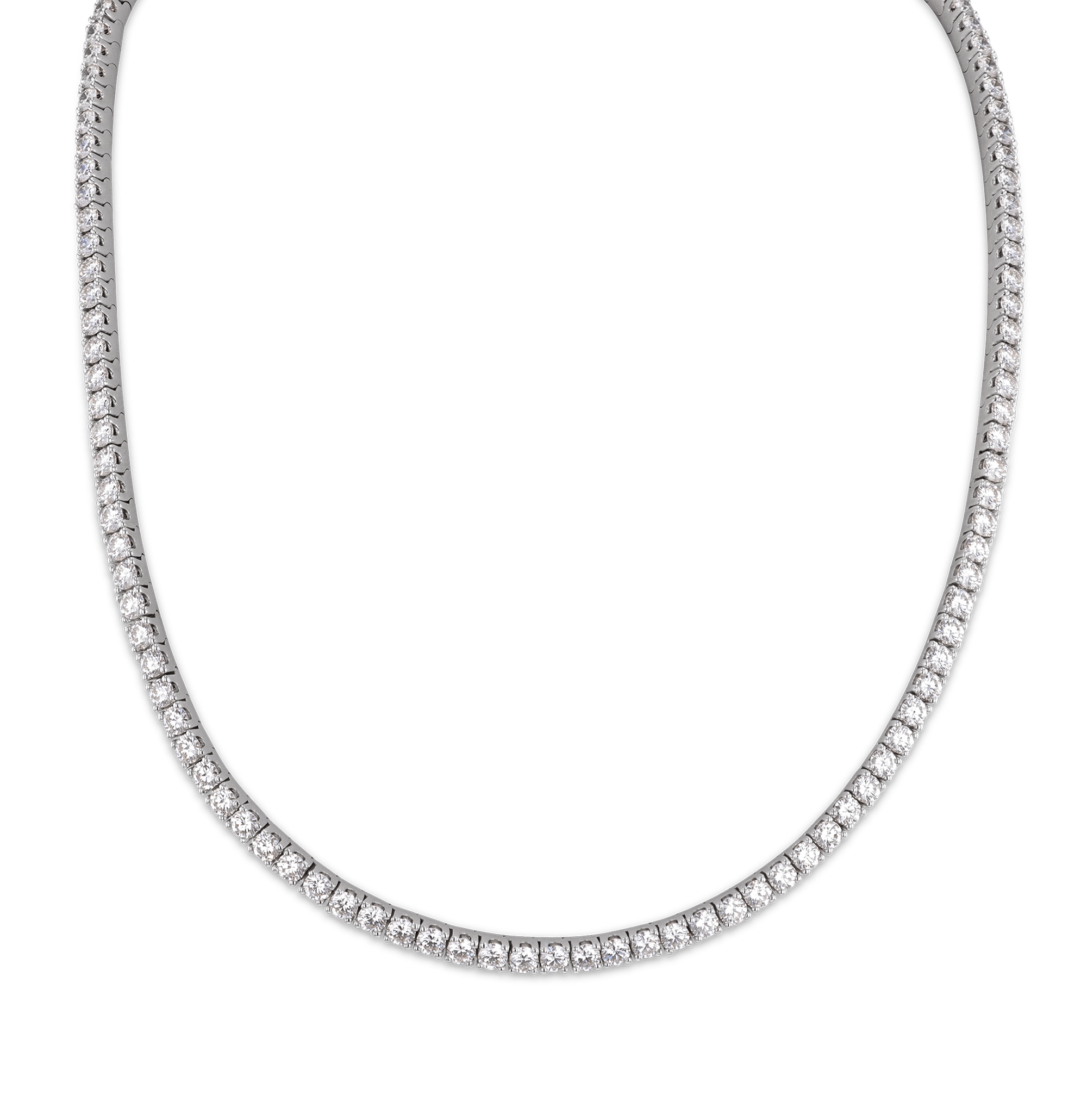 H. Stern Diamond Rivière Necklace, 12.40 Carats