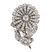 Victorian Diamond Flower Brooch, 8.00 Carats