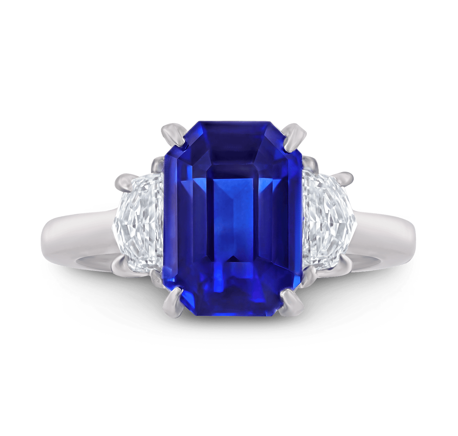 Ceylon Sapphire Ring, 6.11 Carats