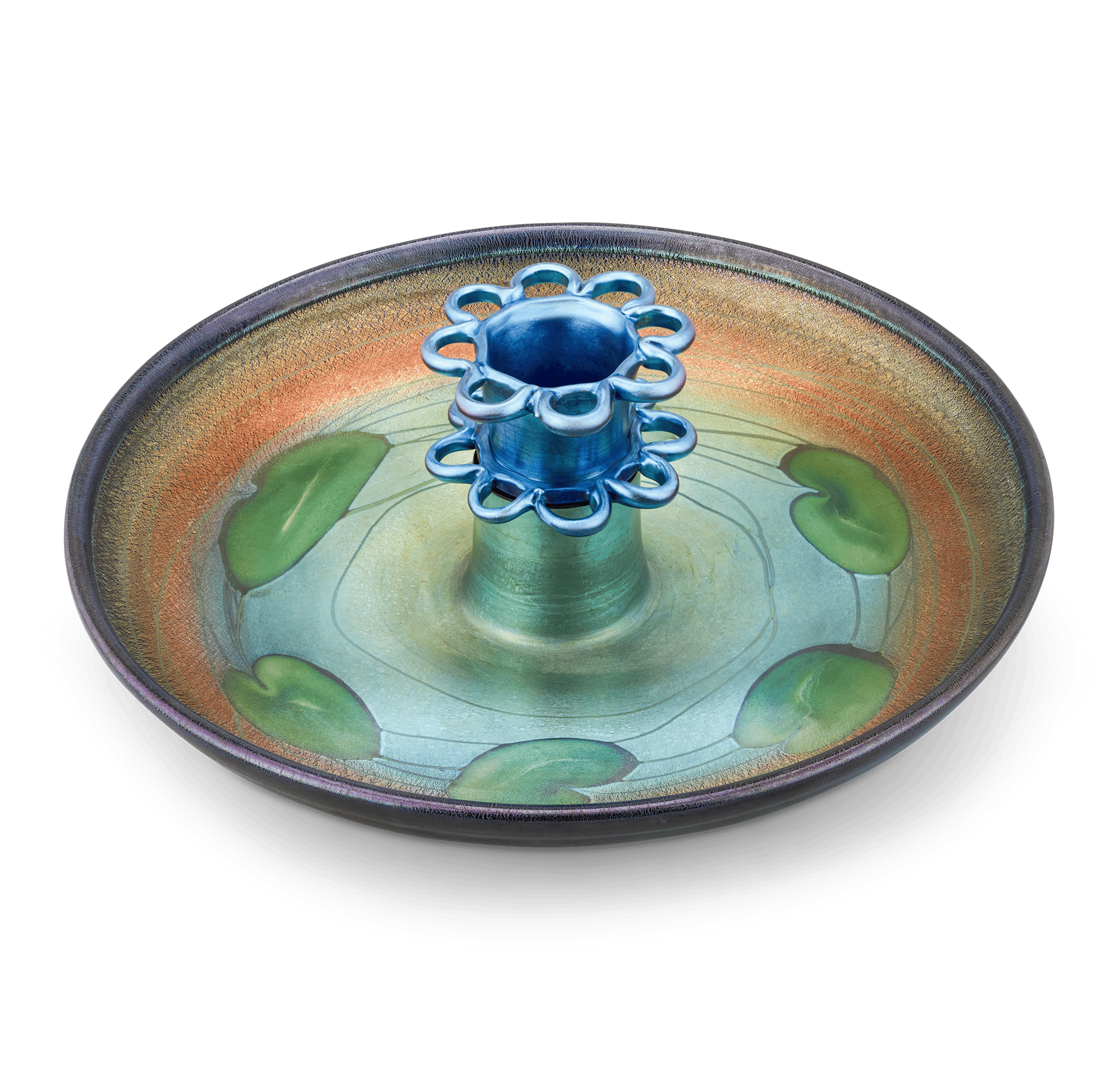 Tiffany Studios Favrile Glass Centerpiece