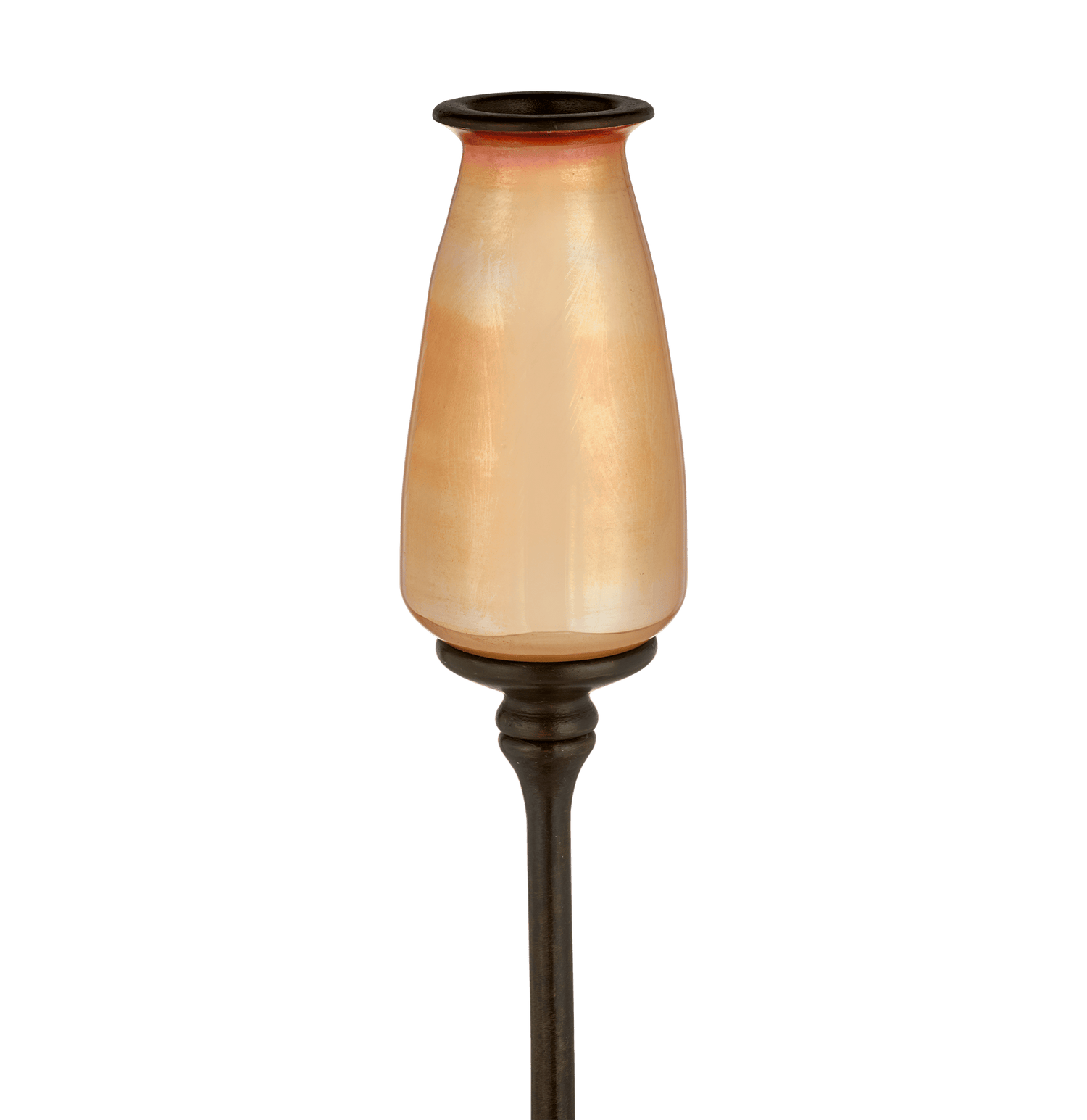 Tiffany Studios Favrile and Bronze Candlestick