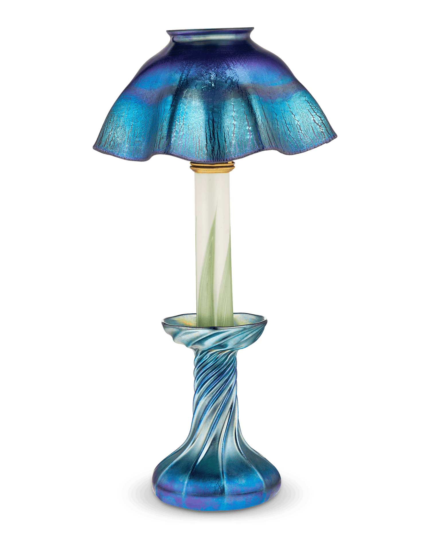 Tiffany Studios Favrile Candlestick Lamp