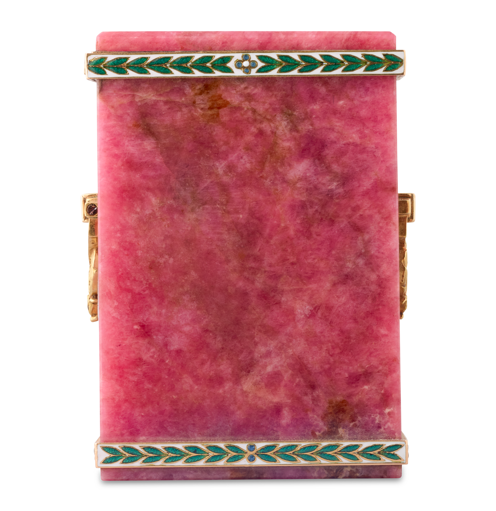 Cartier Belle Époque Rhodonite Clock