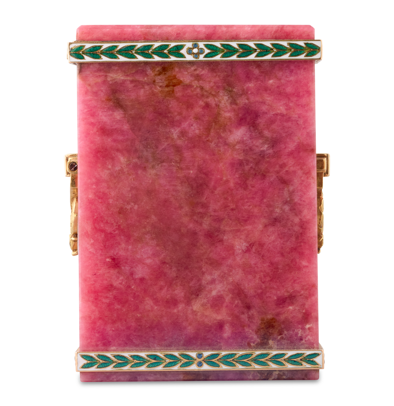 Cartier Belle Époque Rhodonite Clock