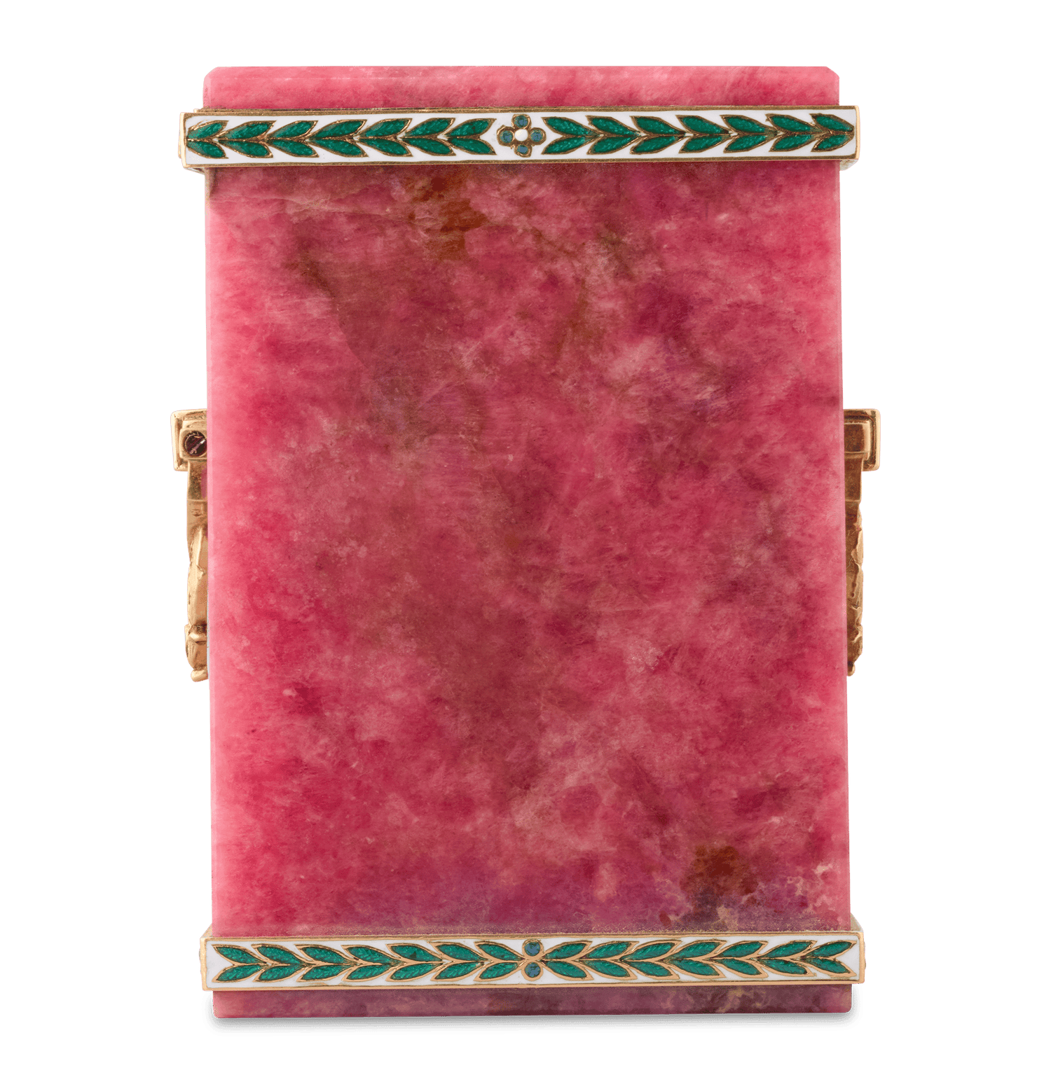 Cartier Belle Époque Rhodonite Clock