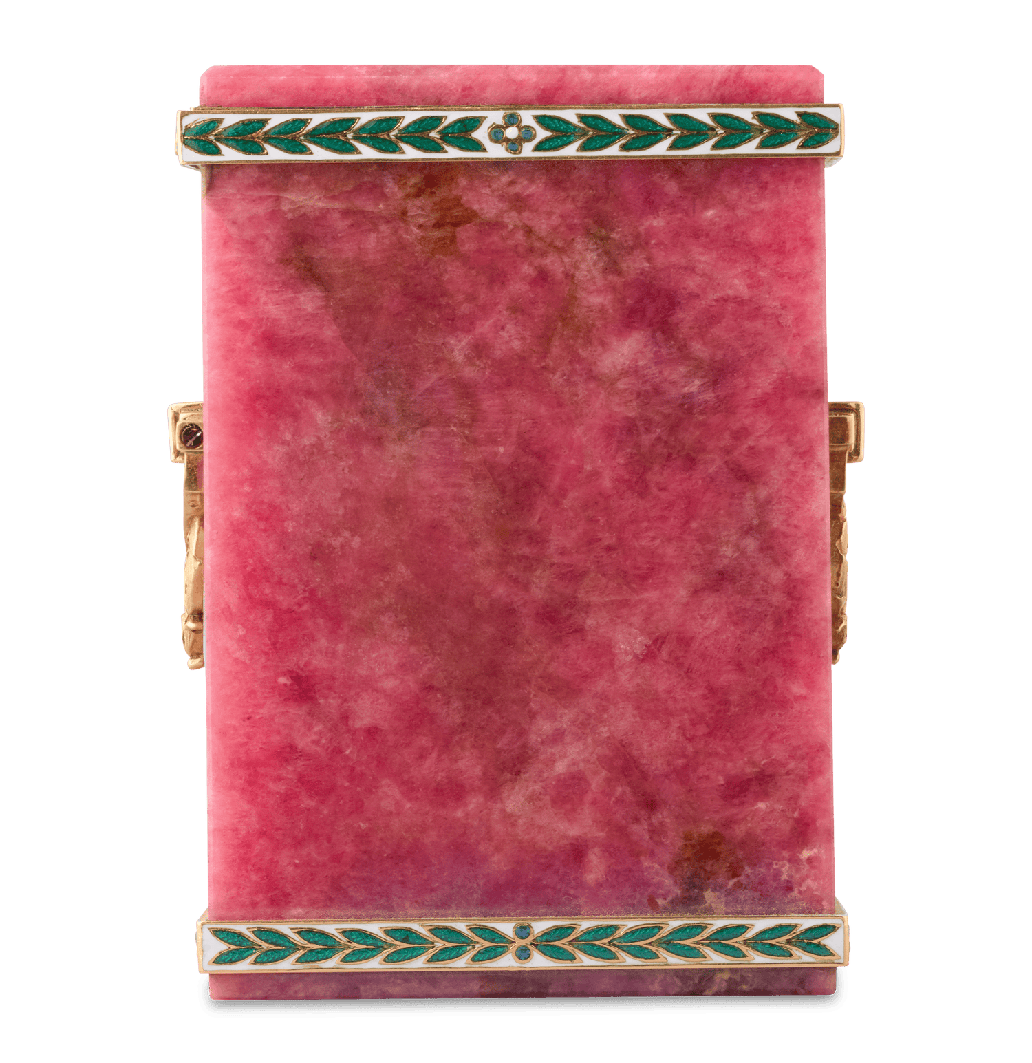 Cartier Belle Époque Rhodonite Clock