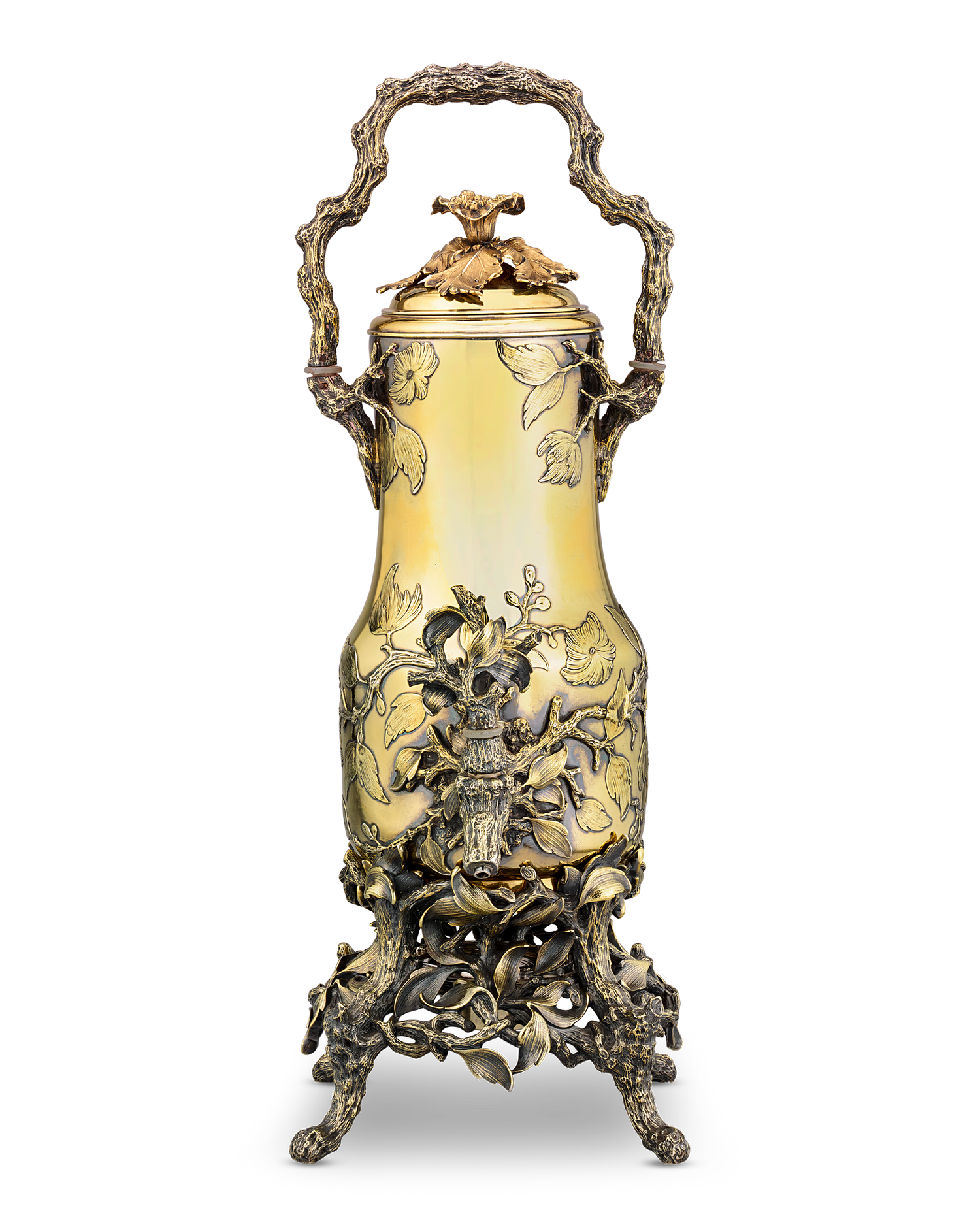 Silver Gilt Tea Fountain by Odiot