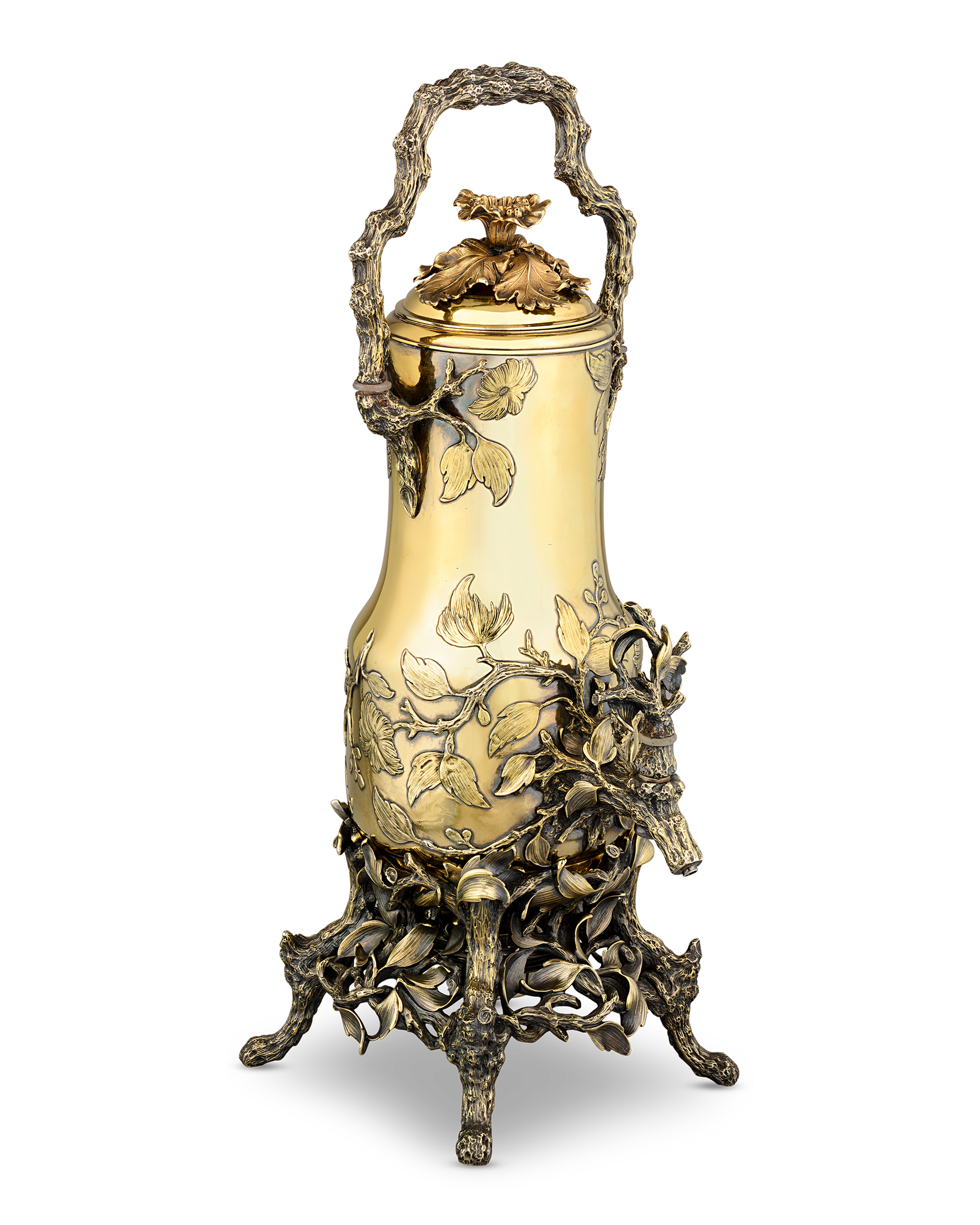 Silver Gilt Tea Fountain by Odiot