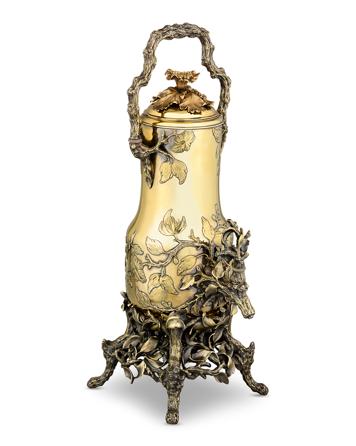 Silver Gilt Tea Fountain by Odiot