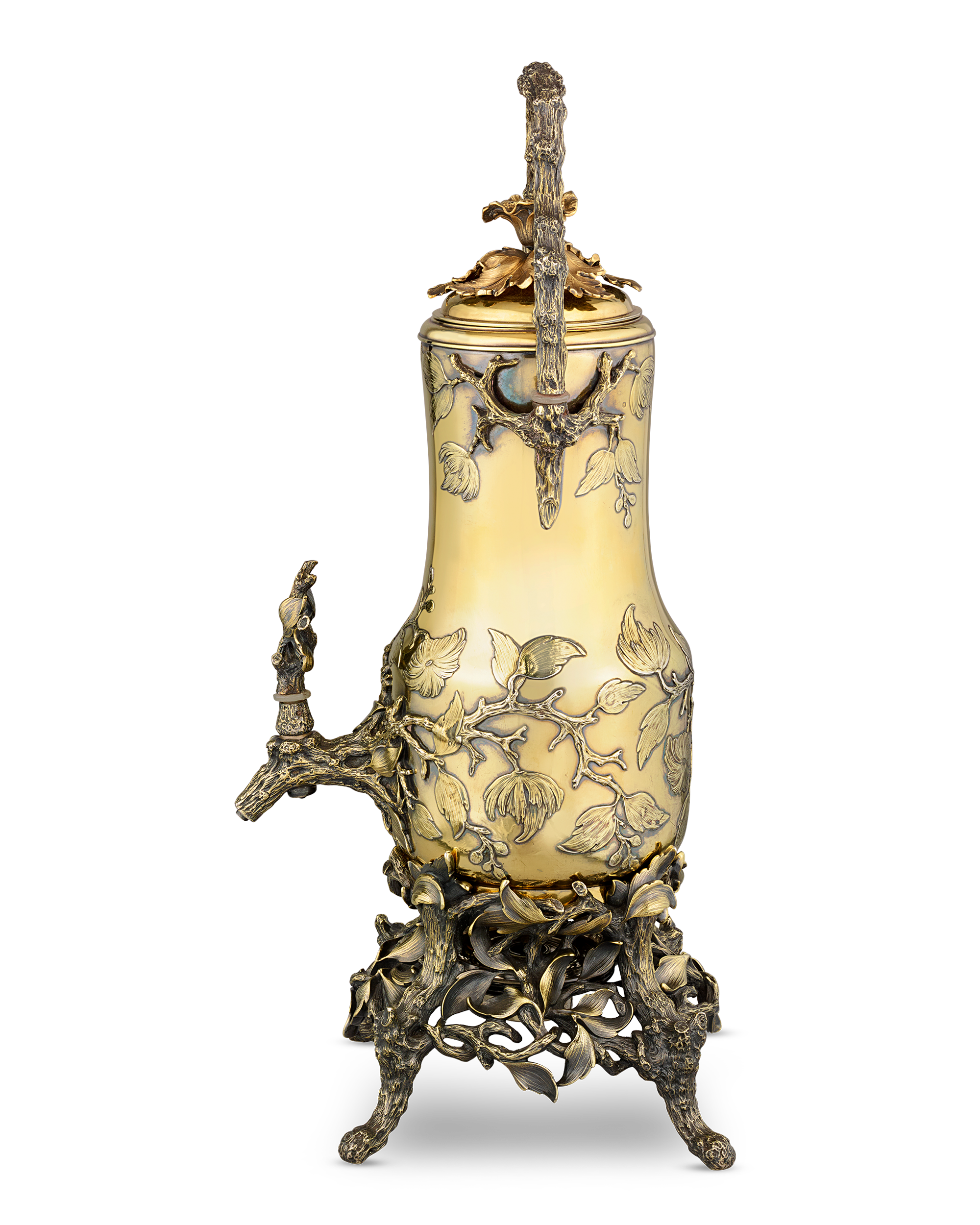 Silver Gilt Tea Fountain by Odiot