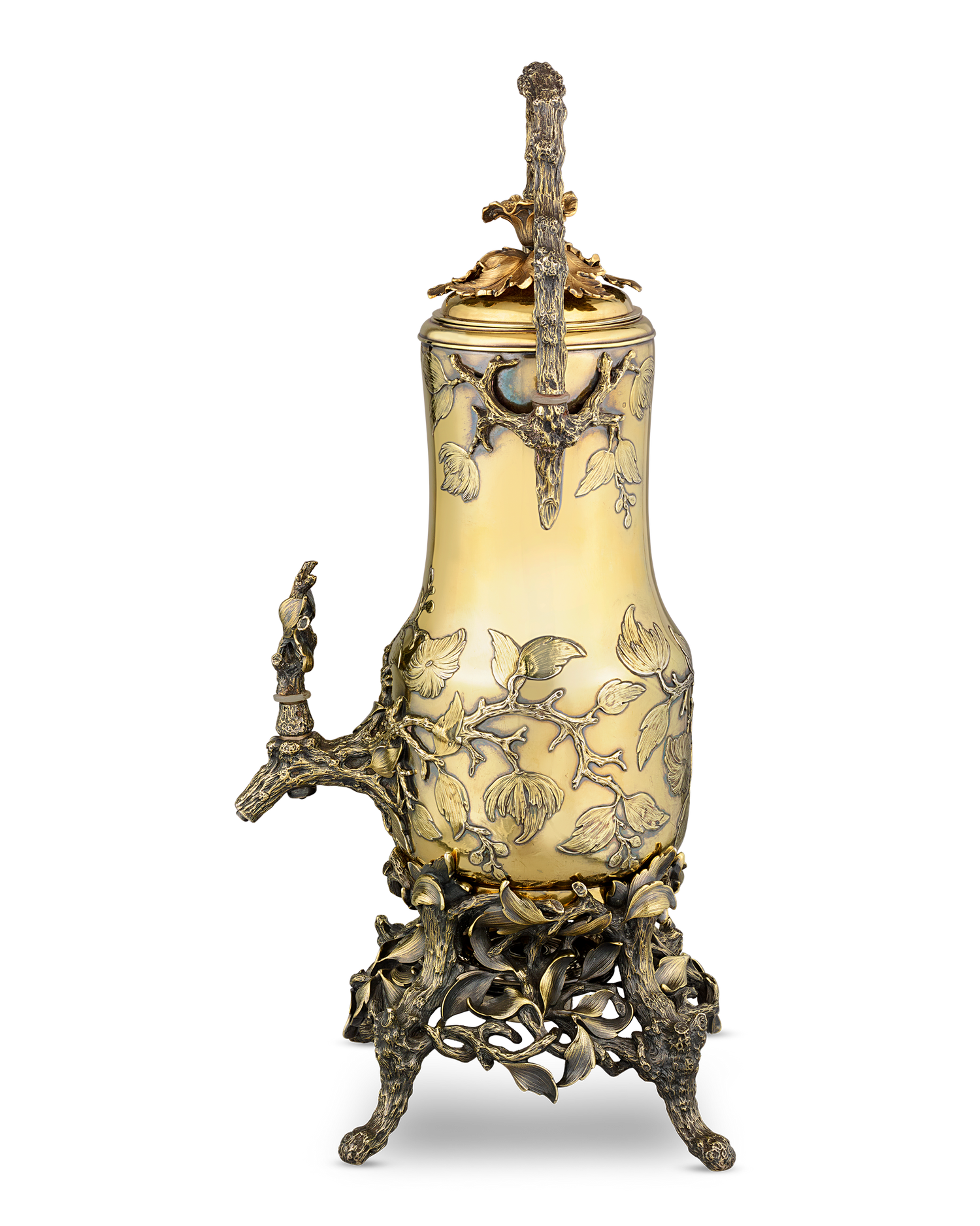 Silver Gilt Tea Fountain by Odiot