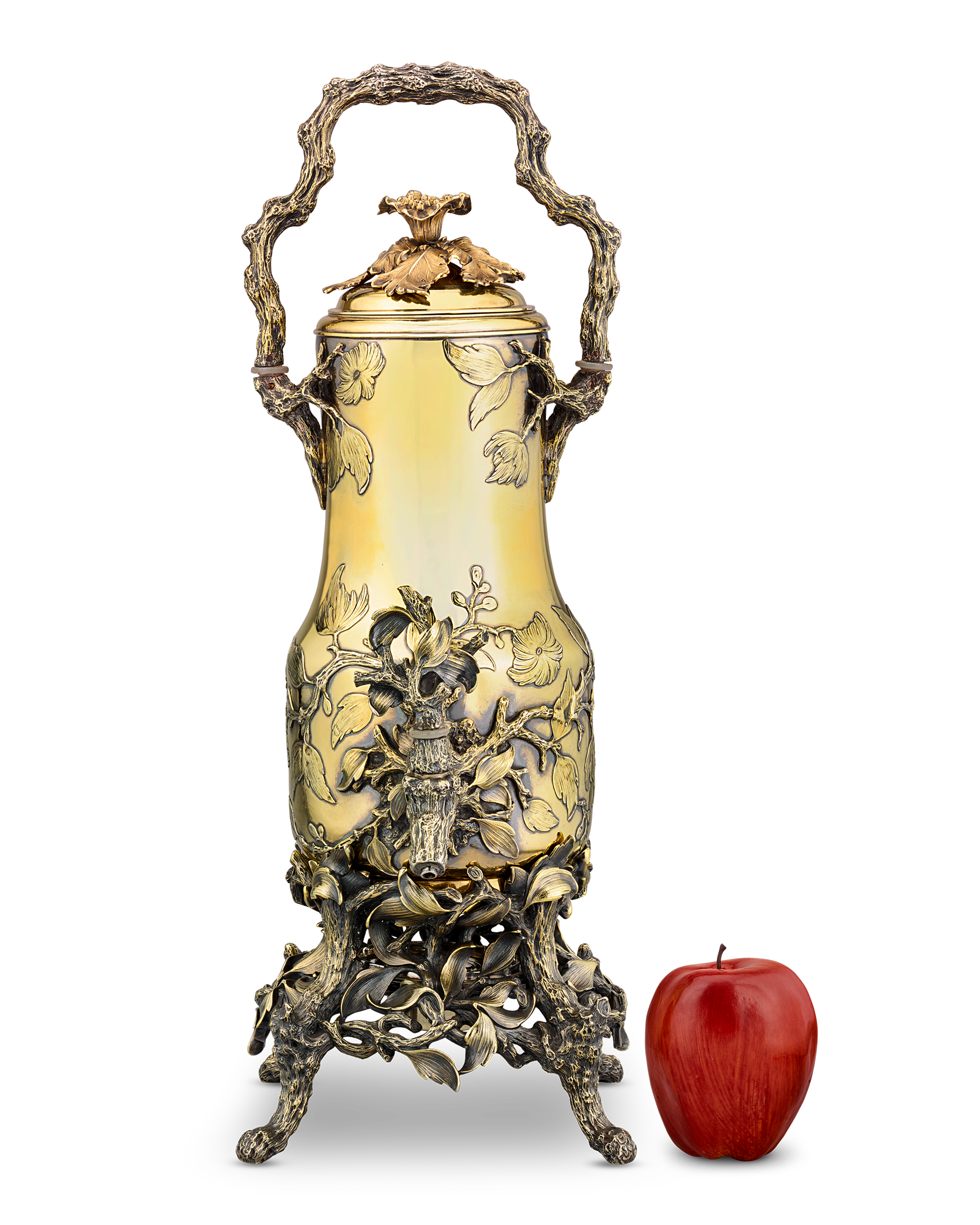 Silver Gilt Tea Fountain by Odiot