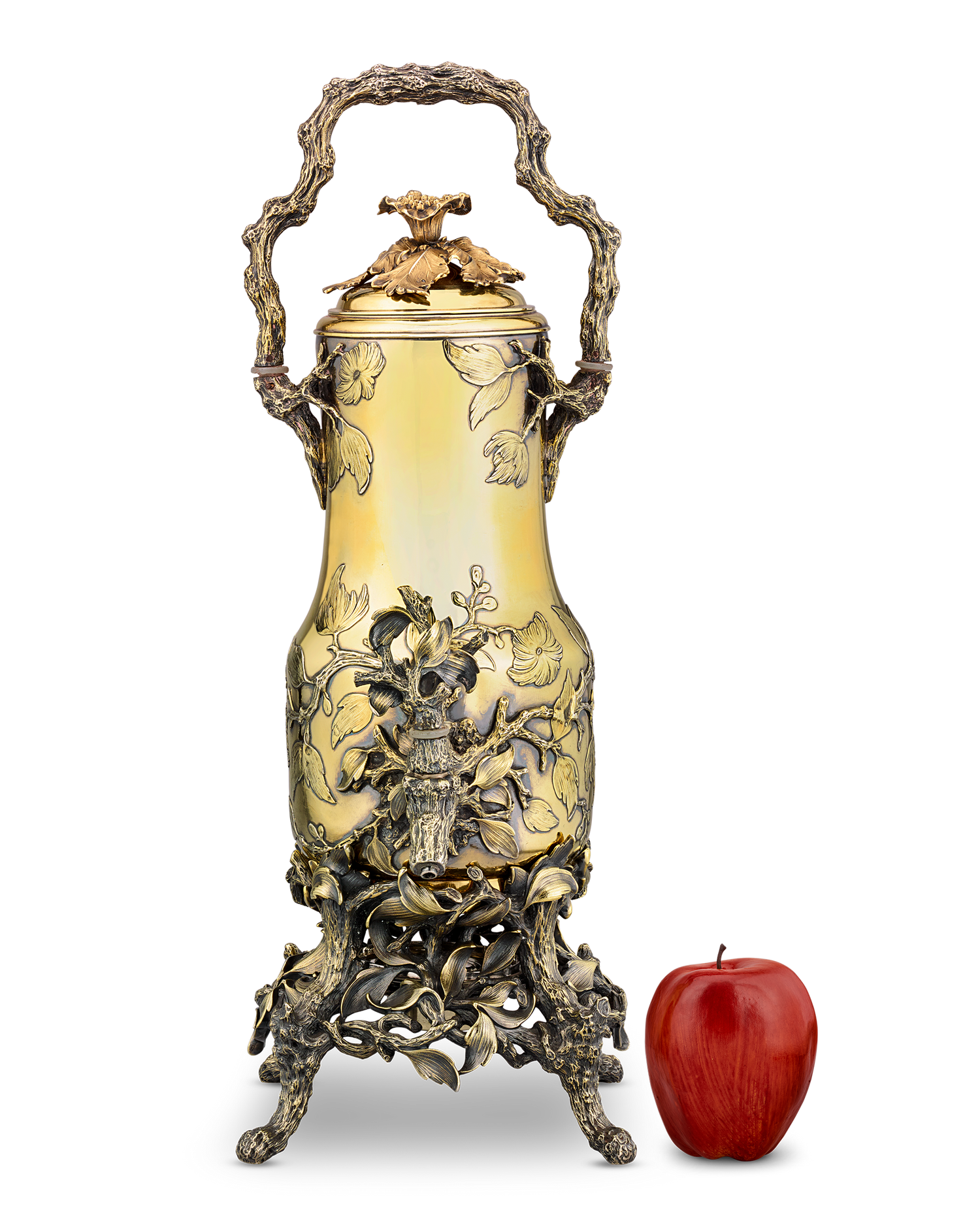 Silver Gilt Tea Fountain by Odiot