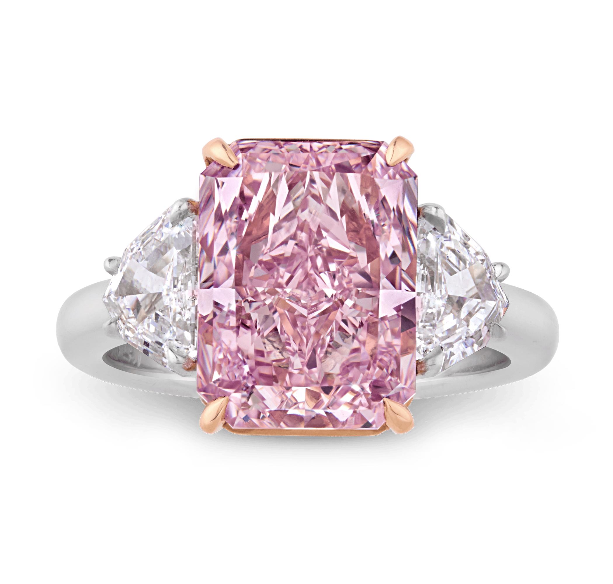 Fancy Intense Purple-Pink Diamond Ring, 5.29 Carats