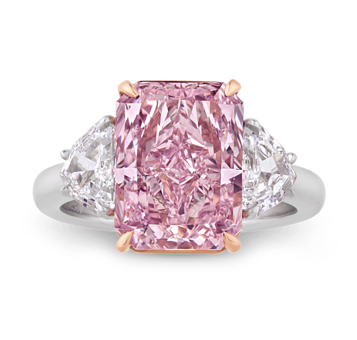 Fancy Intense Purple-Pink Diamond Ring, 5.29 Carats