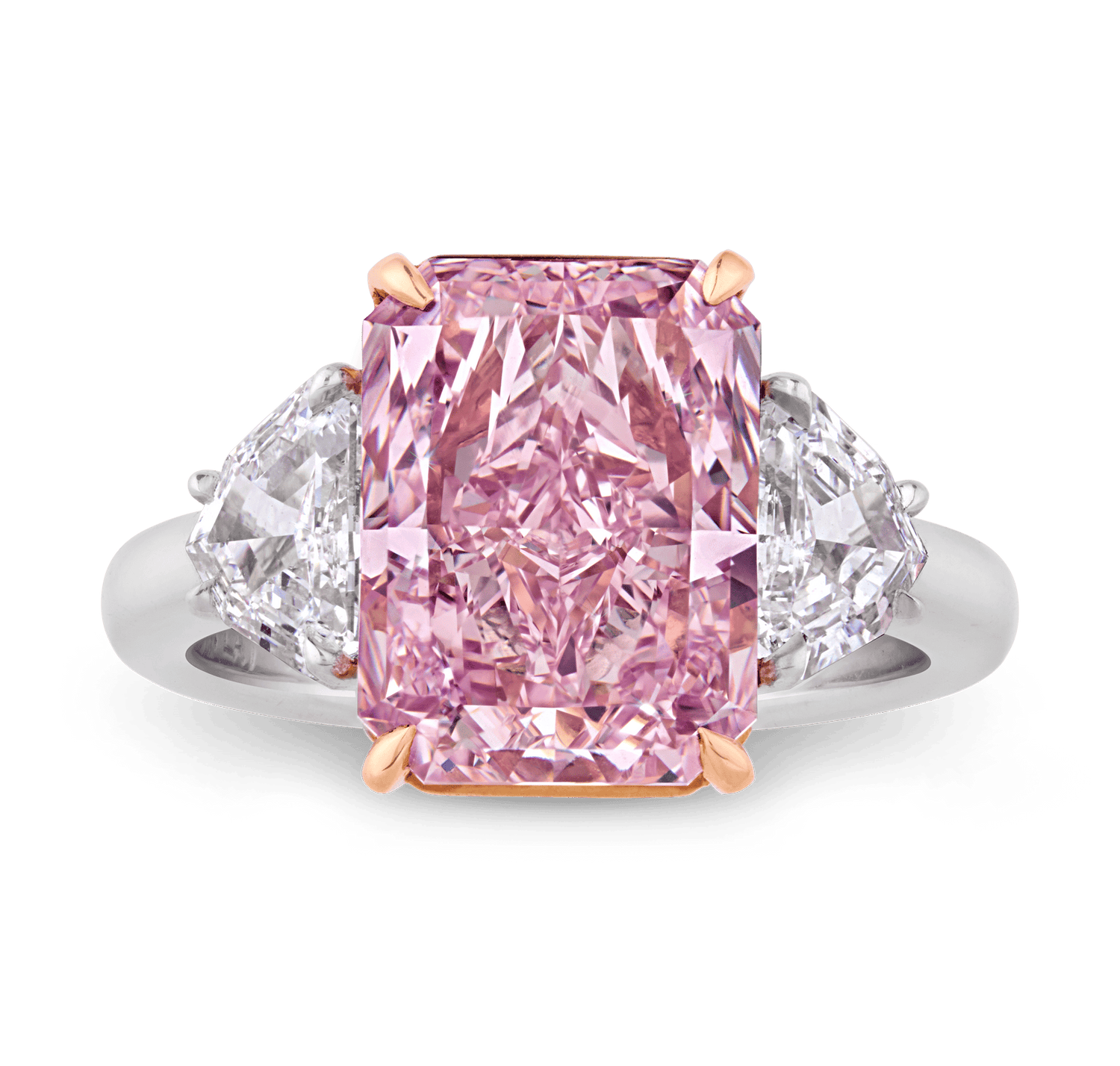 Fancy Intense Purple-Pink Diamond Ring, 5.29 Carats