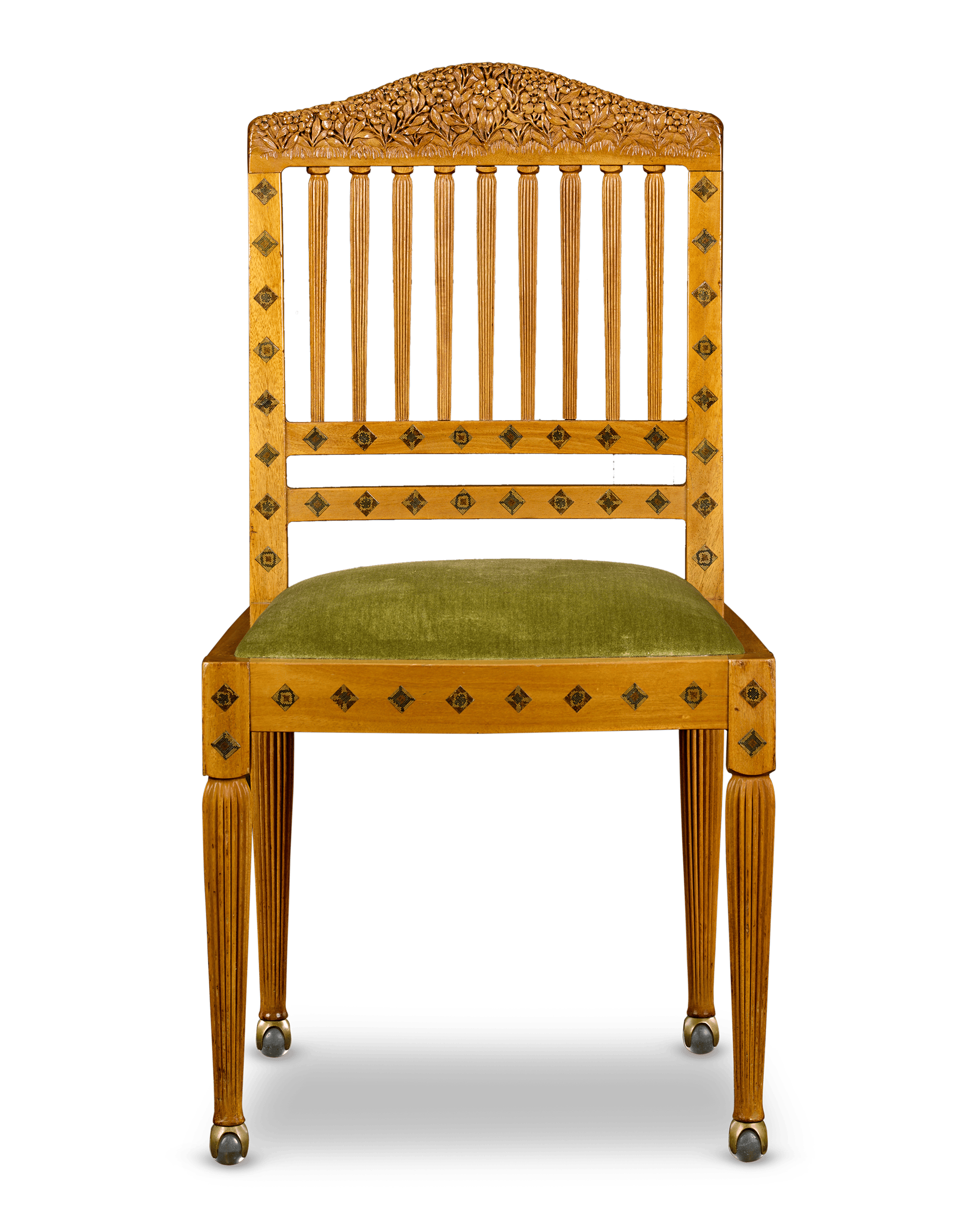 Louis Comfort Tiffany Inlay Chair