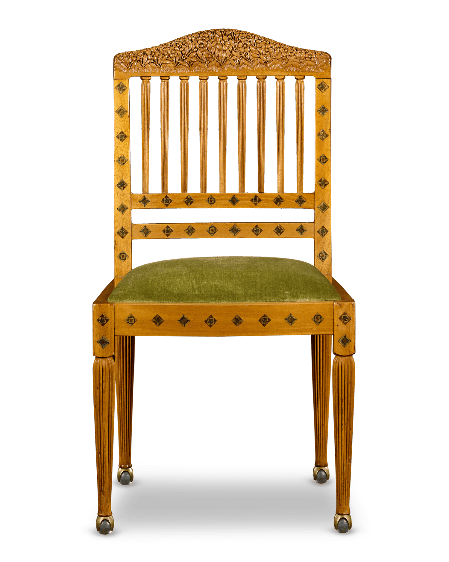 Louis Comfort Tiffany Inlay Chair