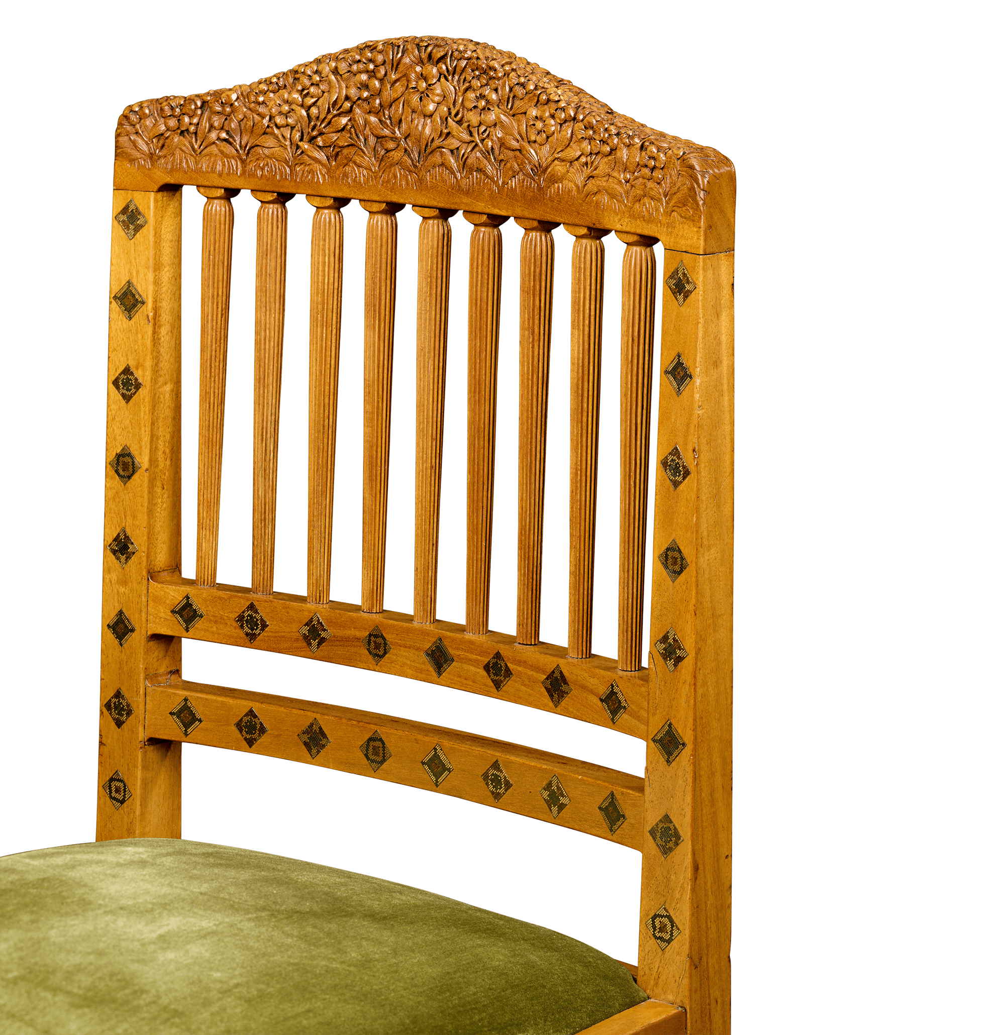 Louis Comfort Tiffany Inlay Chair