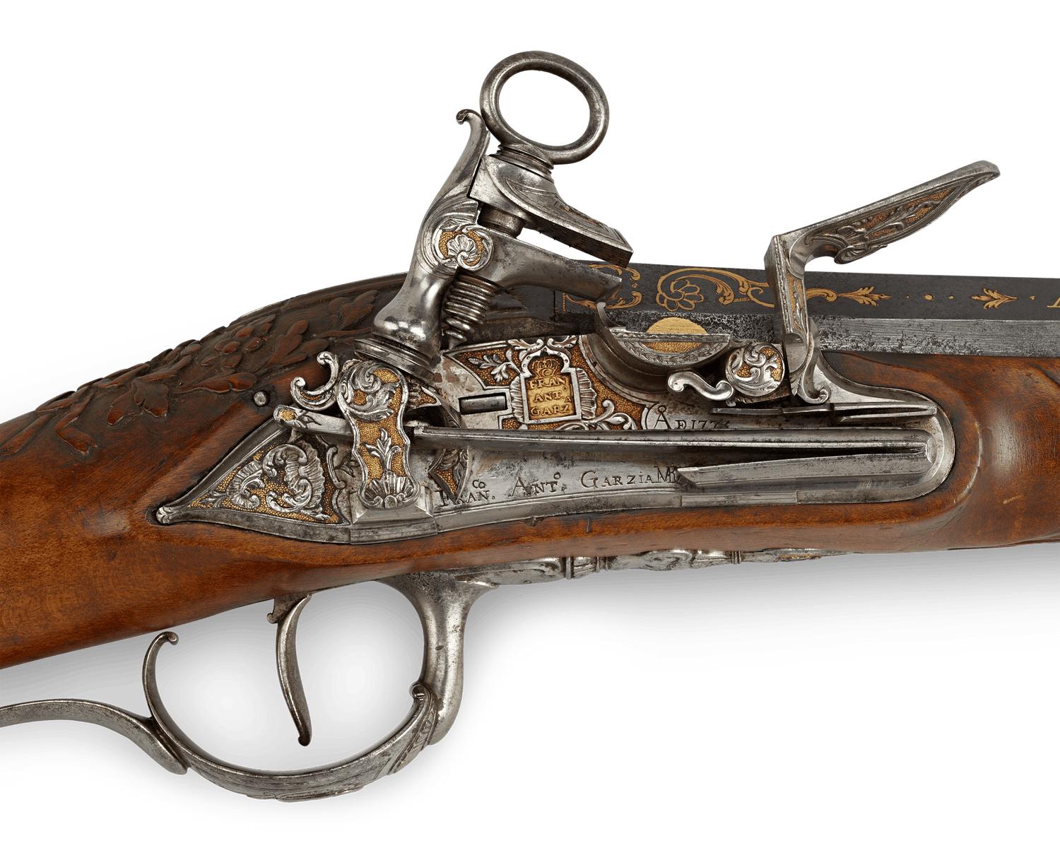 King Charles III's Flintlock Rifle by Francisco Antonio Garzya