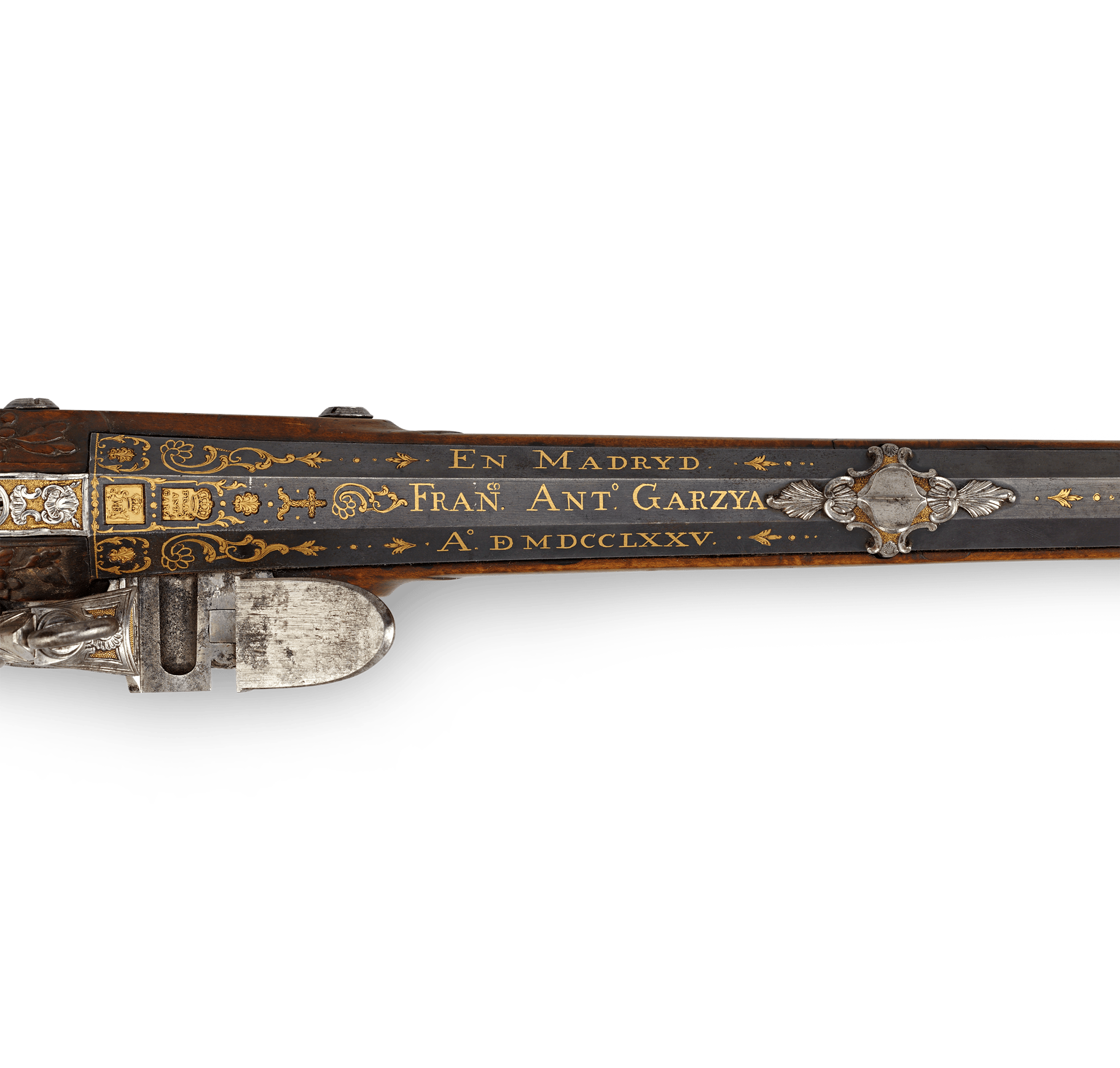 King Charles III's Flintlock Rifle by Francisco Antonio Garzya