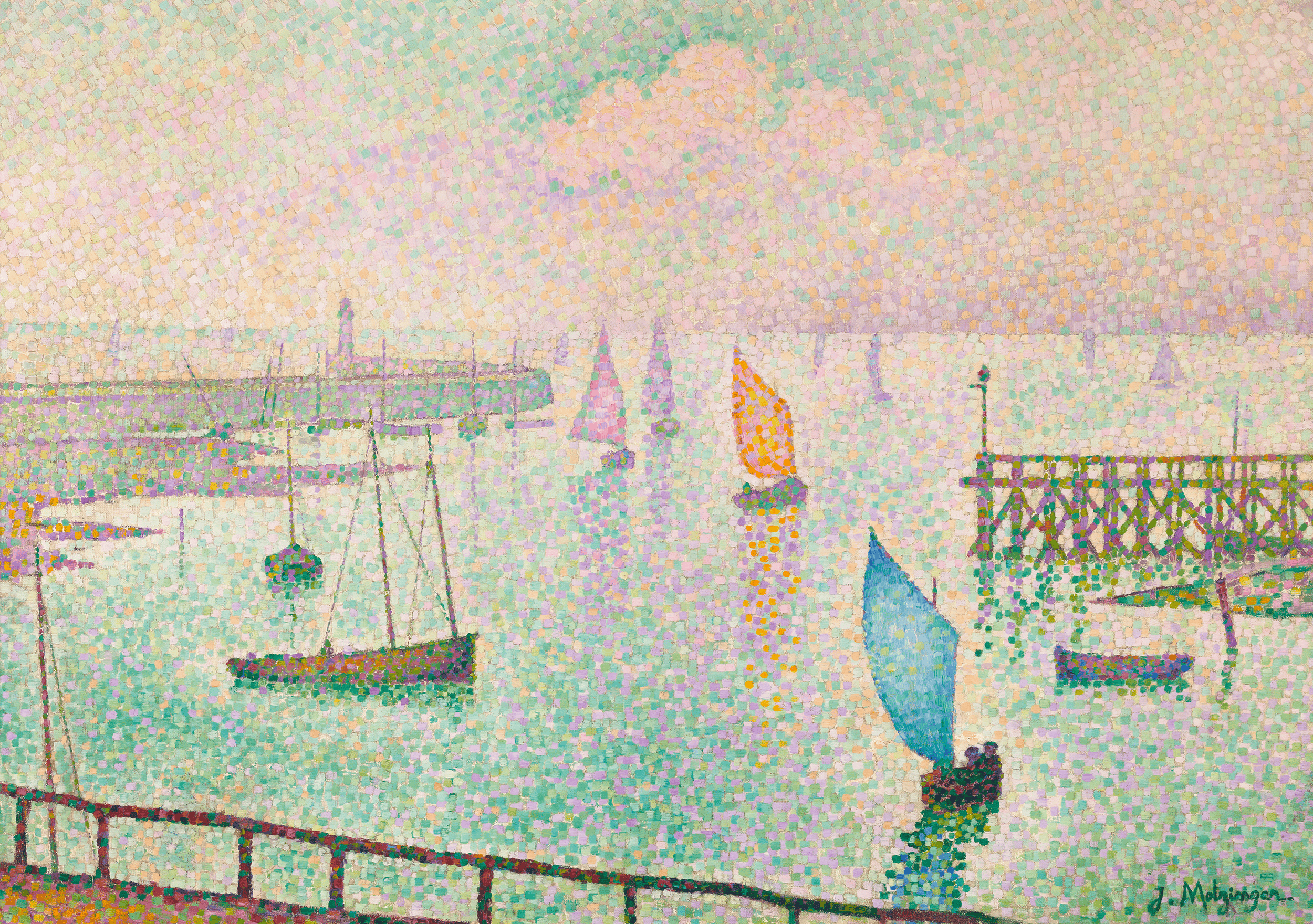 Port du Croisic by Jean Metzinger