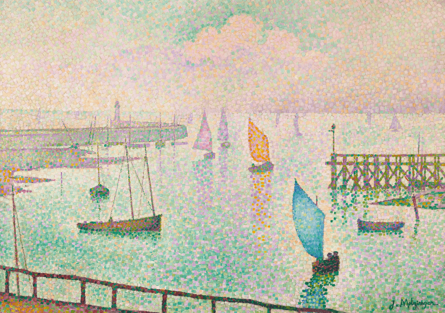 Port du Croisic by Jean Metzinger