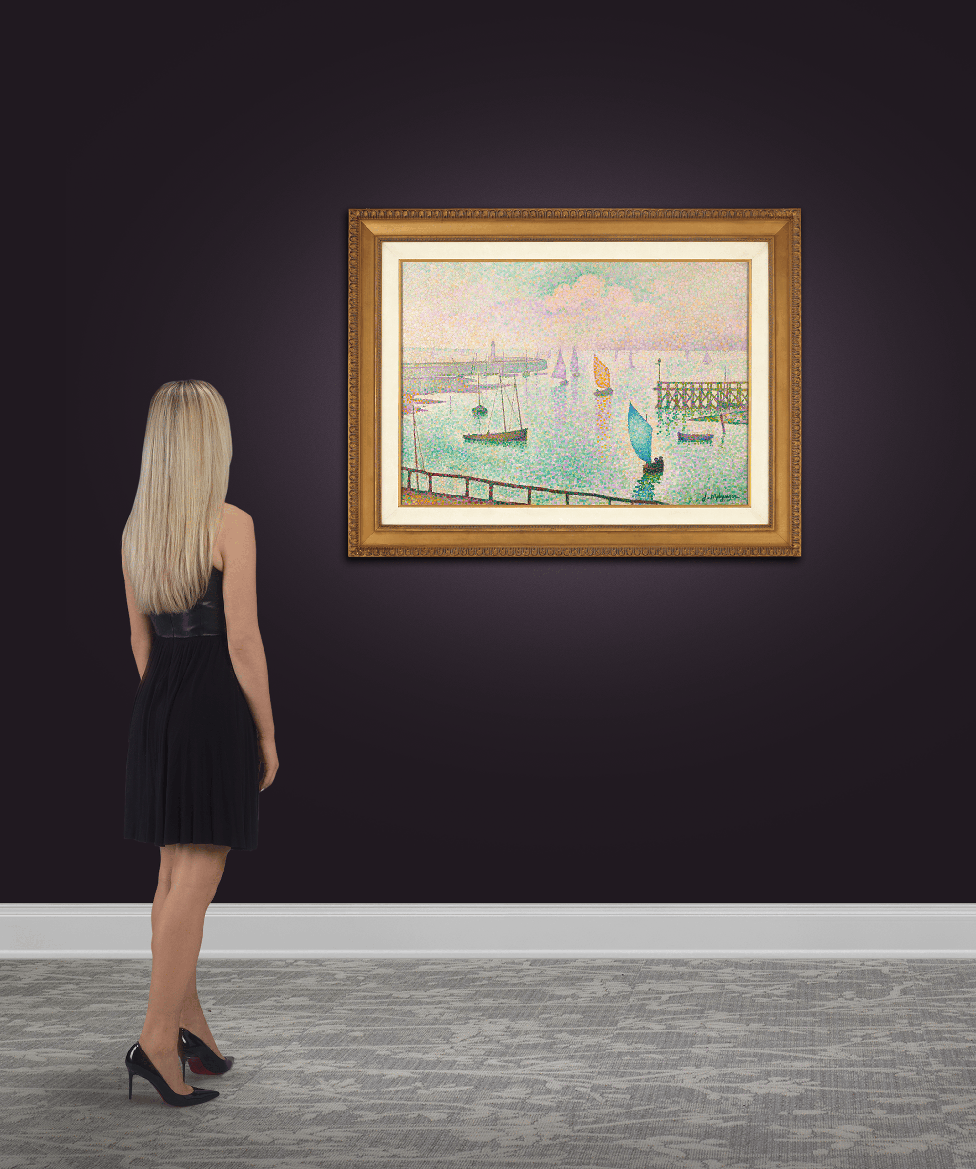 Port du Croisic by Jean Metzinger