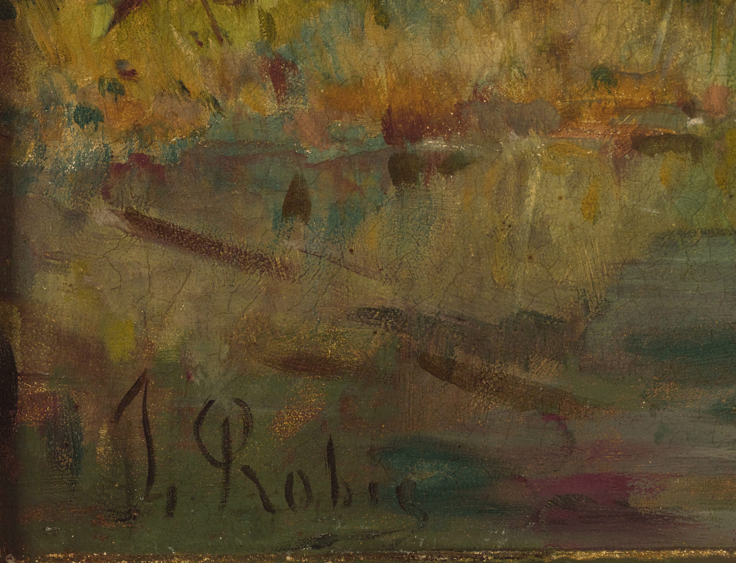 Bouquet of Flowers in the Countryside by Jean-Baptiste Robie