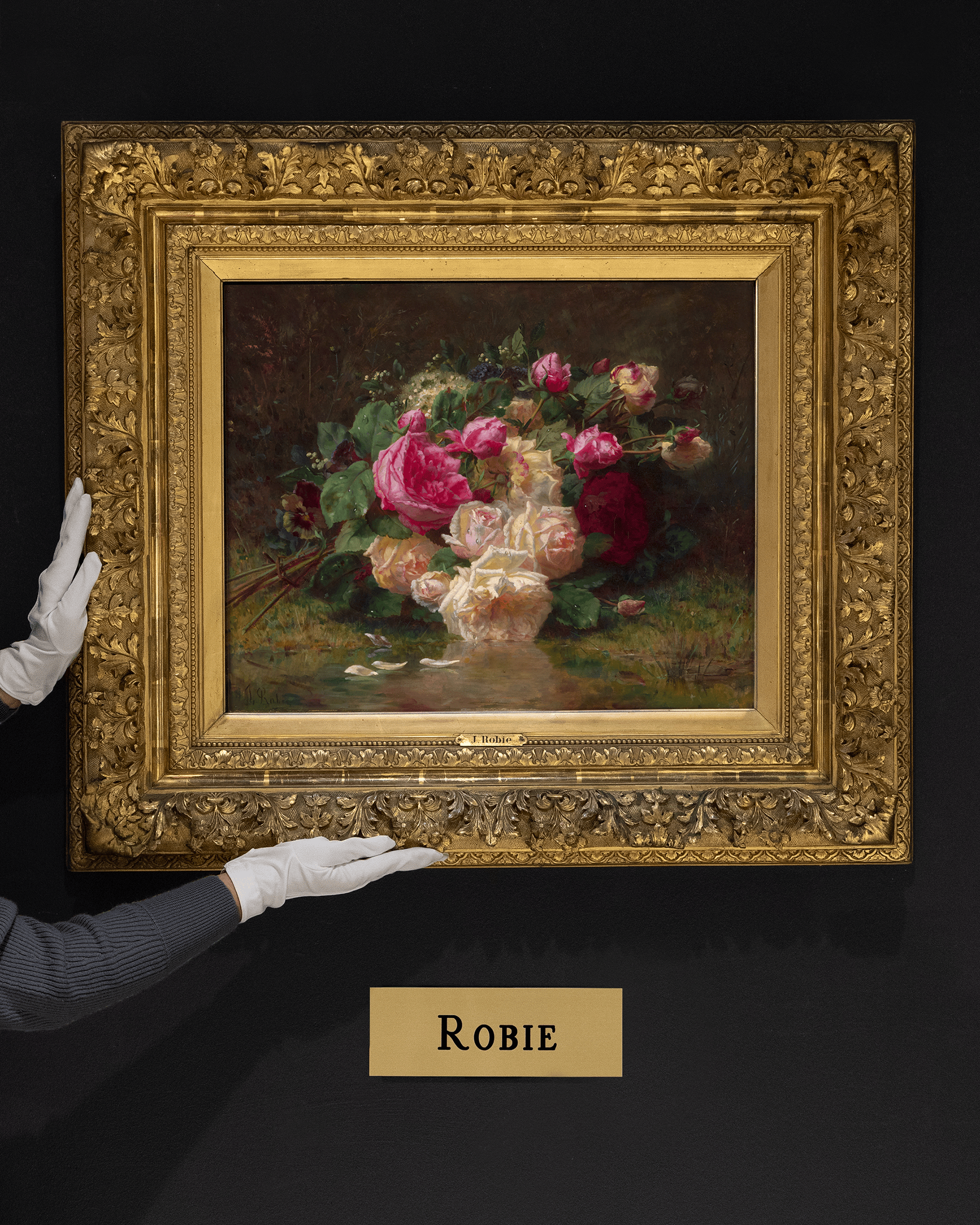 Bouquet of Flowers in the Countryside by Jean-Baptiste Robie