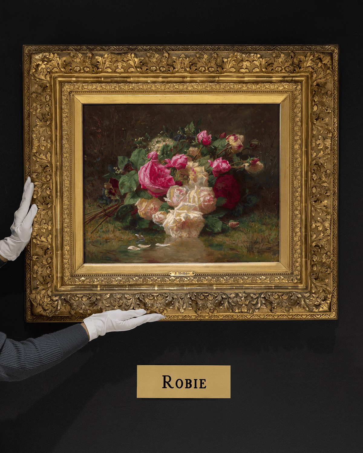 Bouquet of Flowers in the Countryside by Jean-Baptiste Robie
