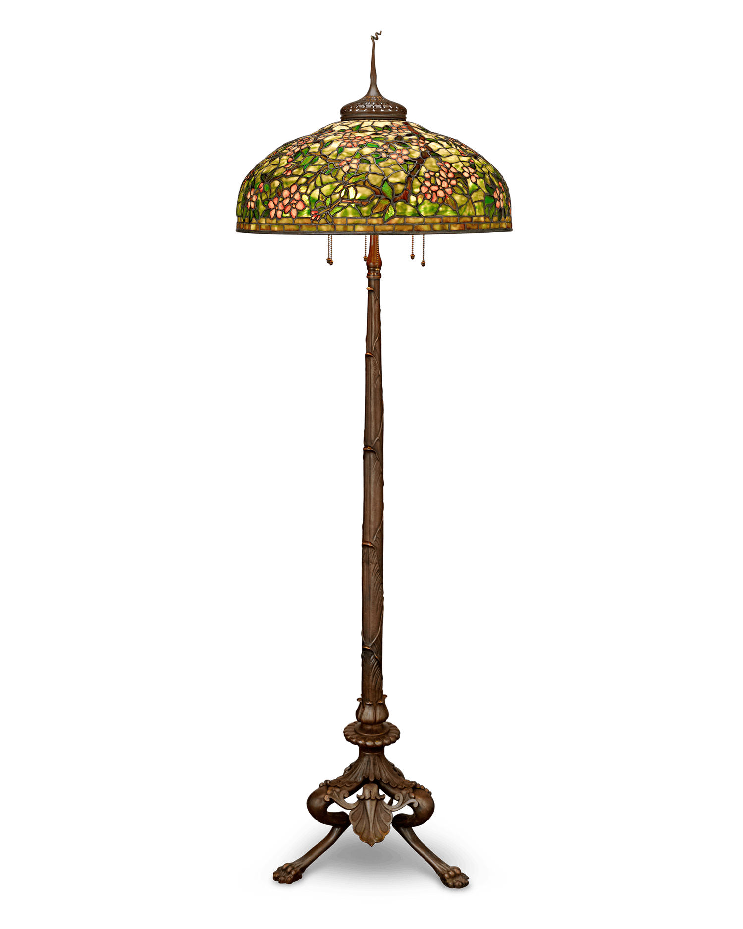 Tiffany Studios Apple Blossom Floor Lamp