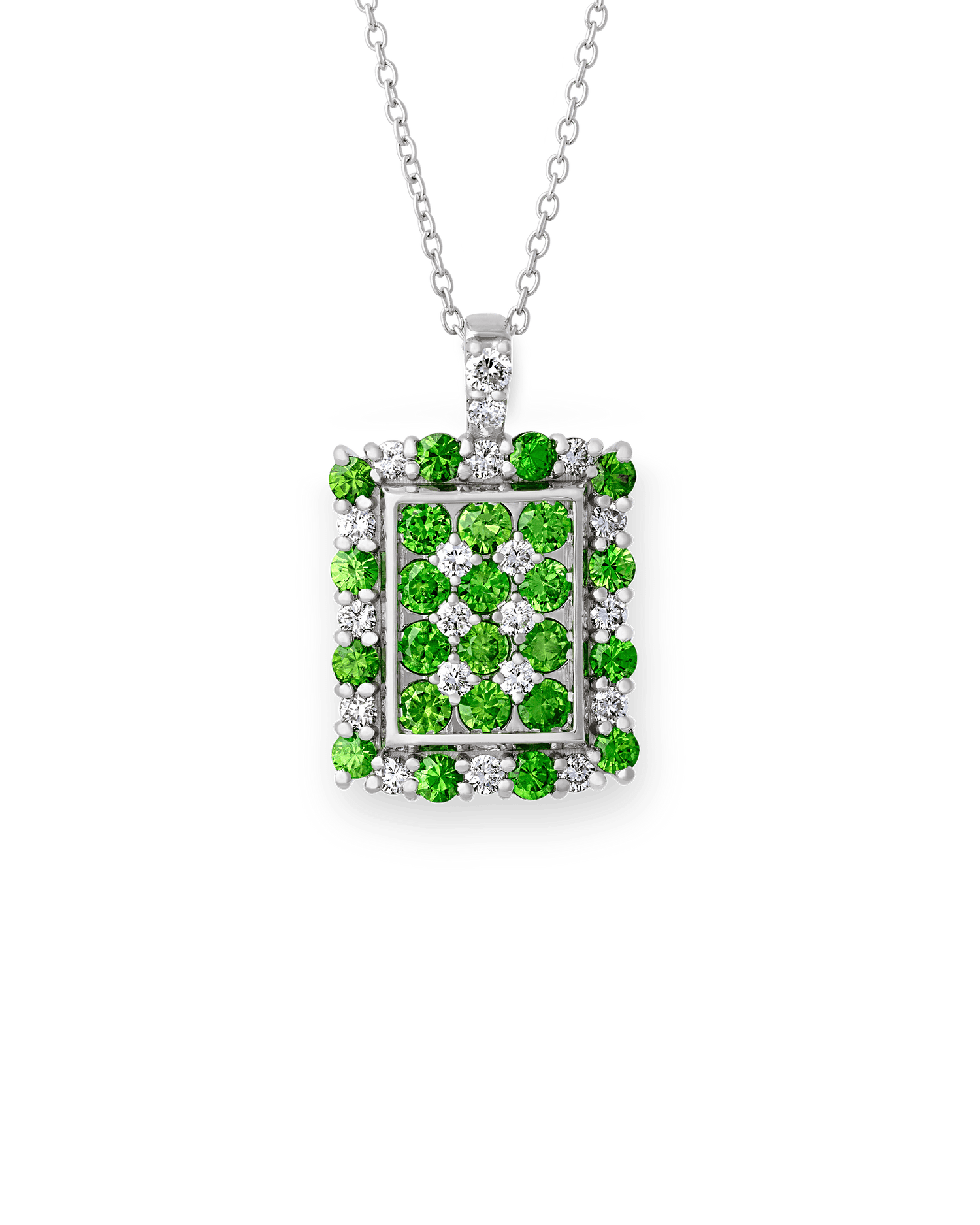 Demantoid Garnet Pendant, 1.11 Carats