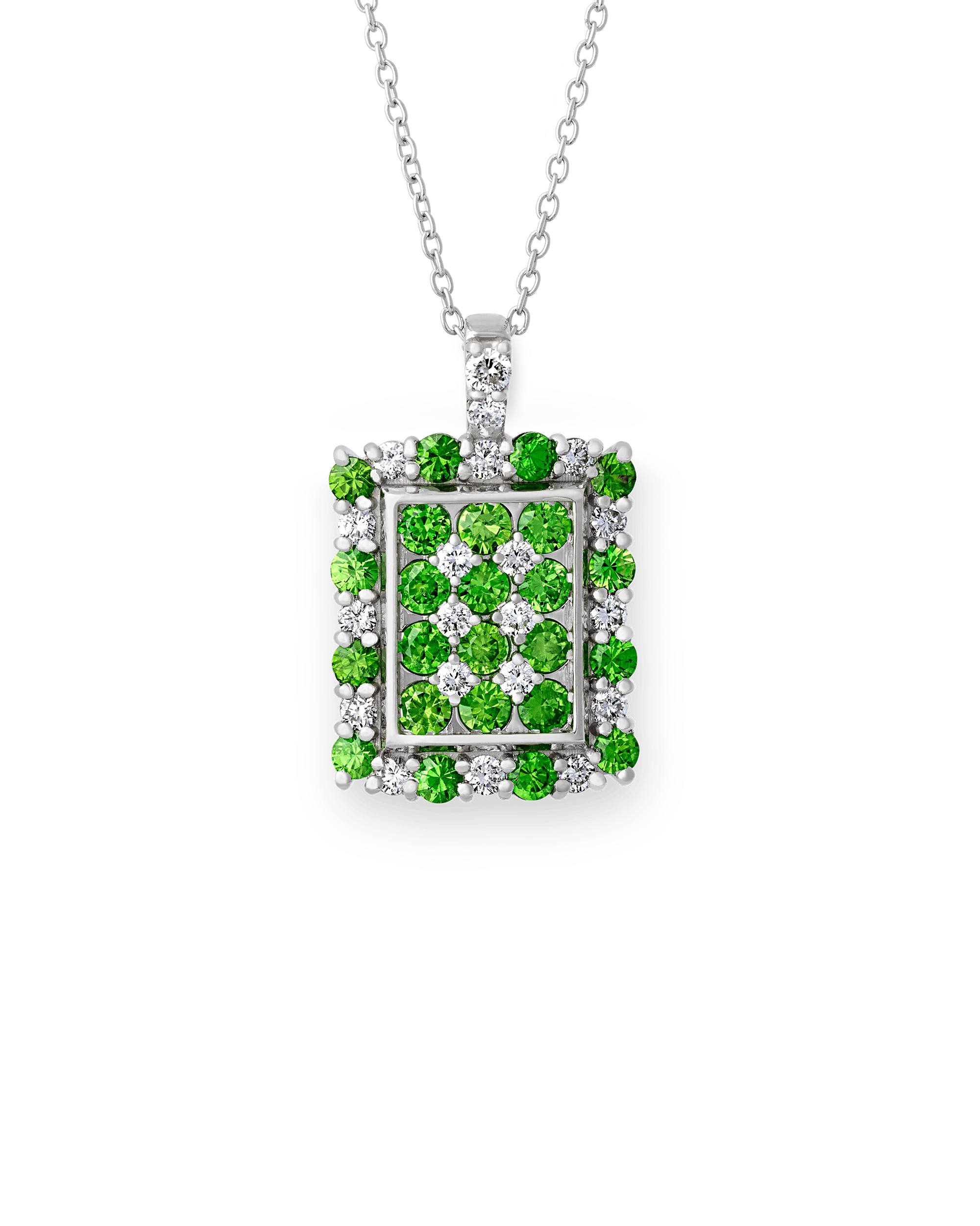Demantoid Garnet Pendant, 1.11 Carats