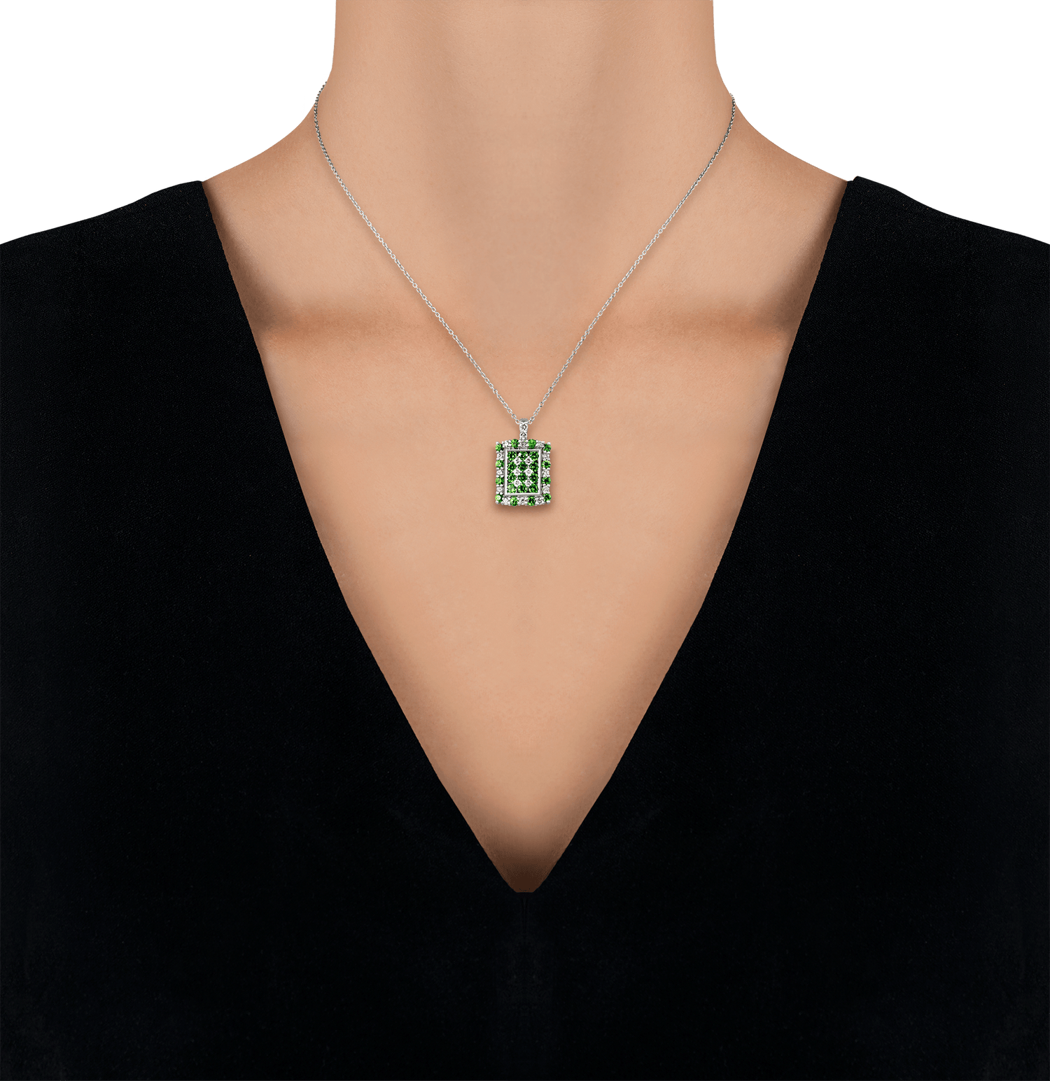 Demantoid Garnet Pendant, 1.11 Carats
