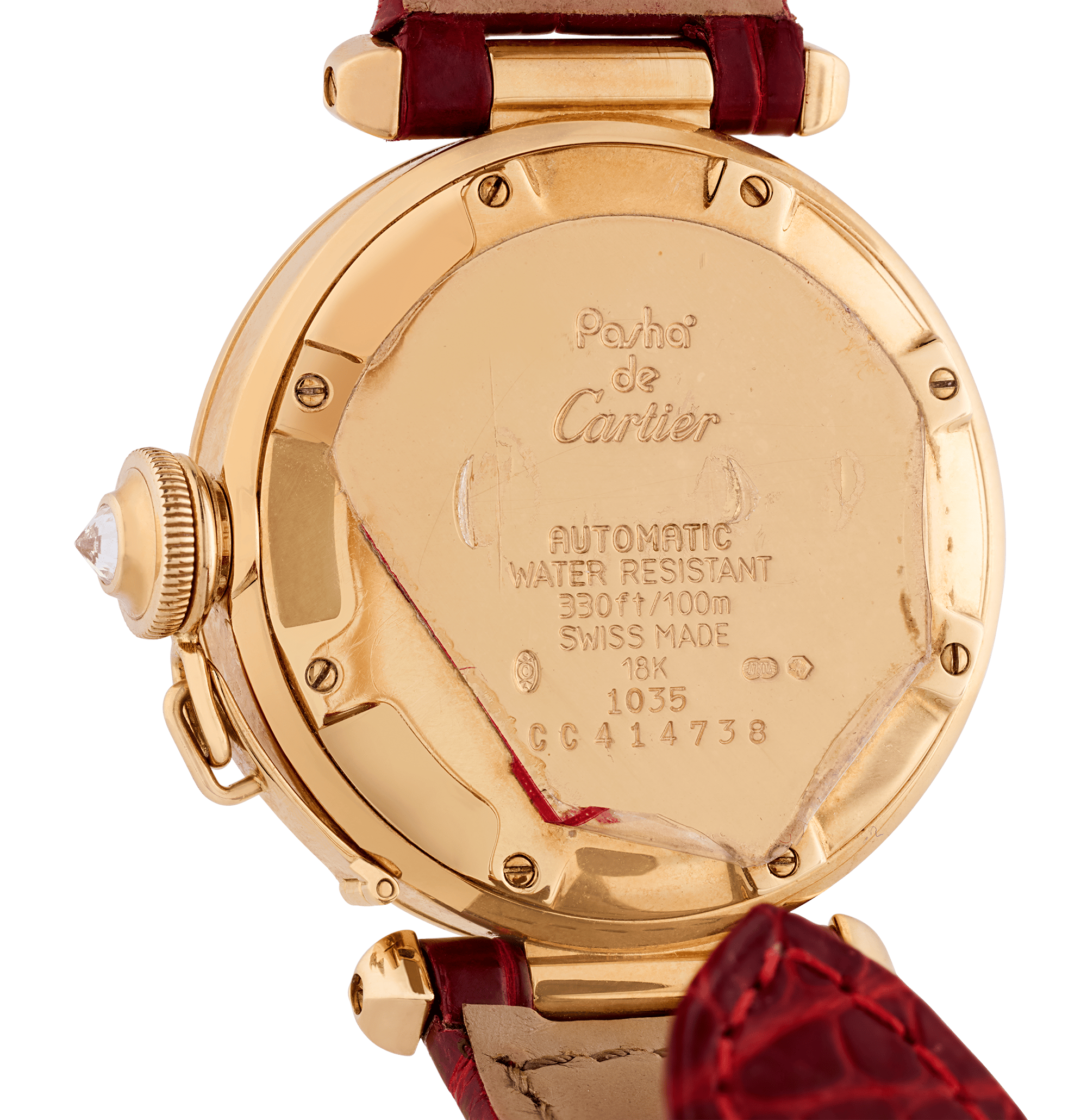 Cartier Yellow Gold Pasha Watch