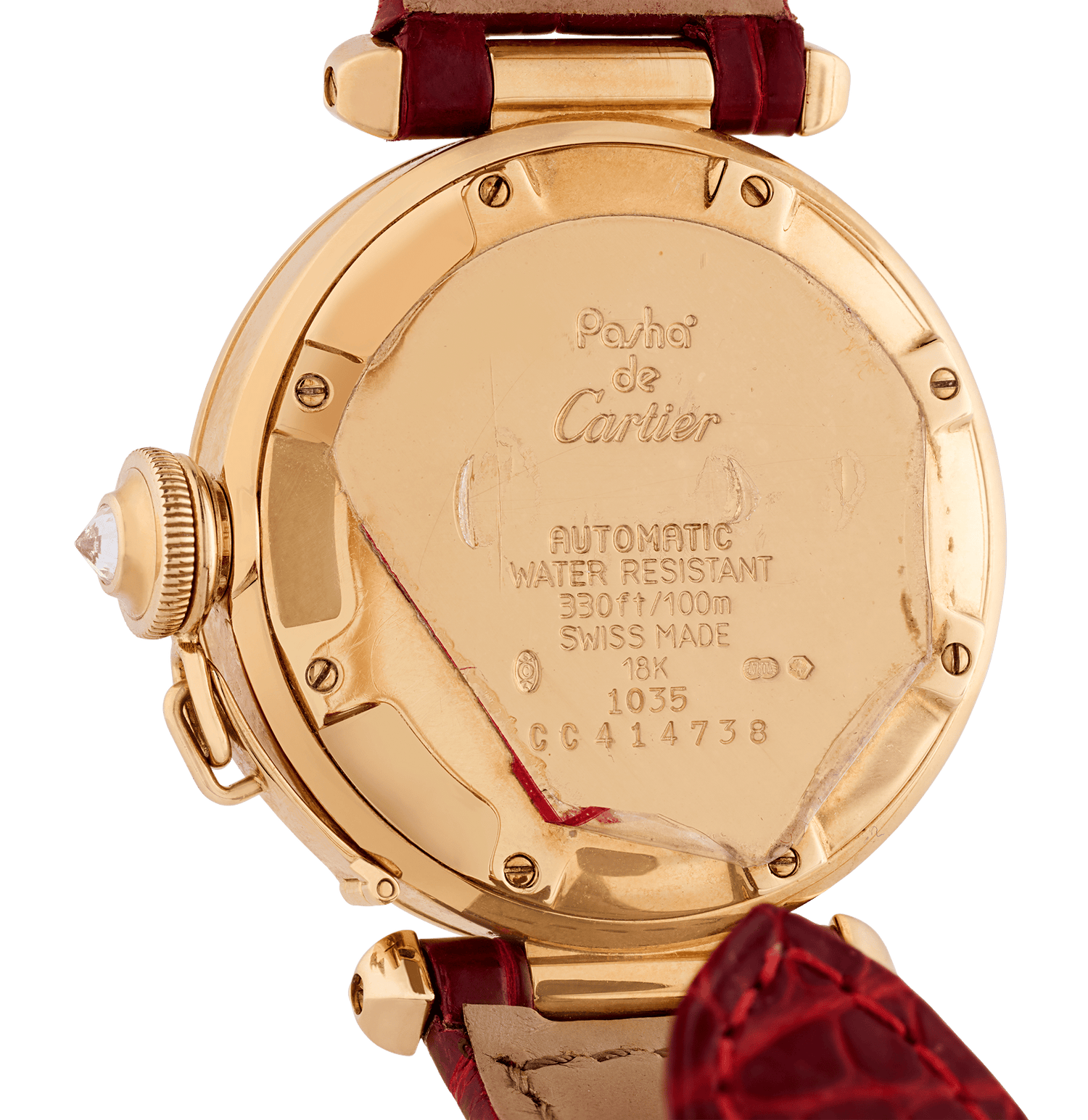 Cartier Yellow Gold Pasha Watch