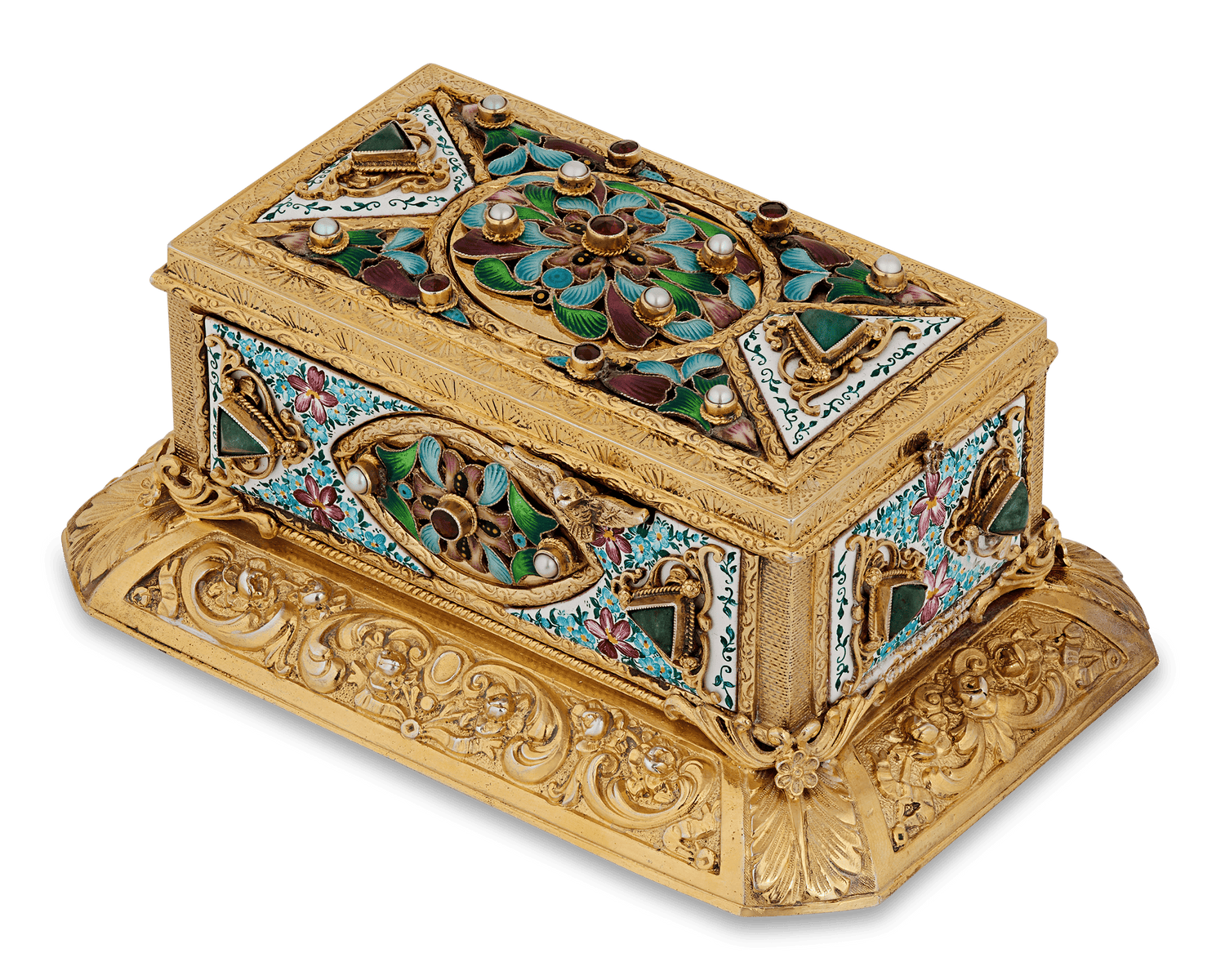 Jeweled Singing Bird Box