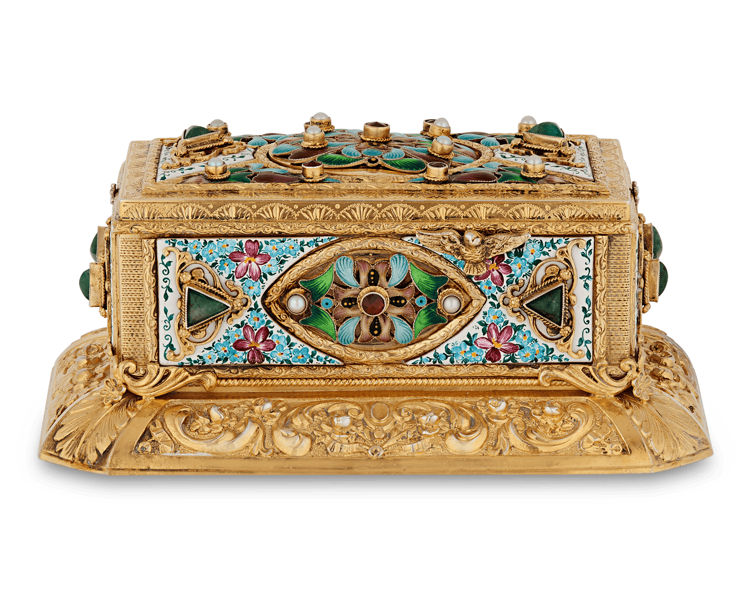 Jeweled Singing Bird Box