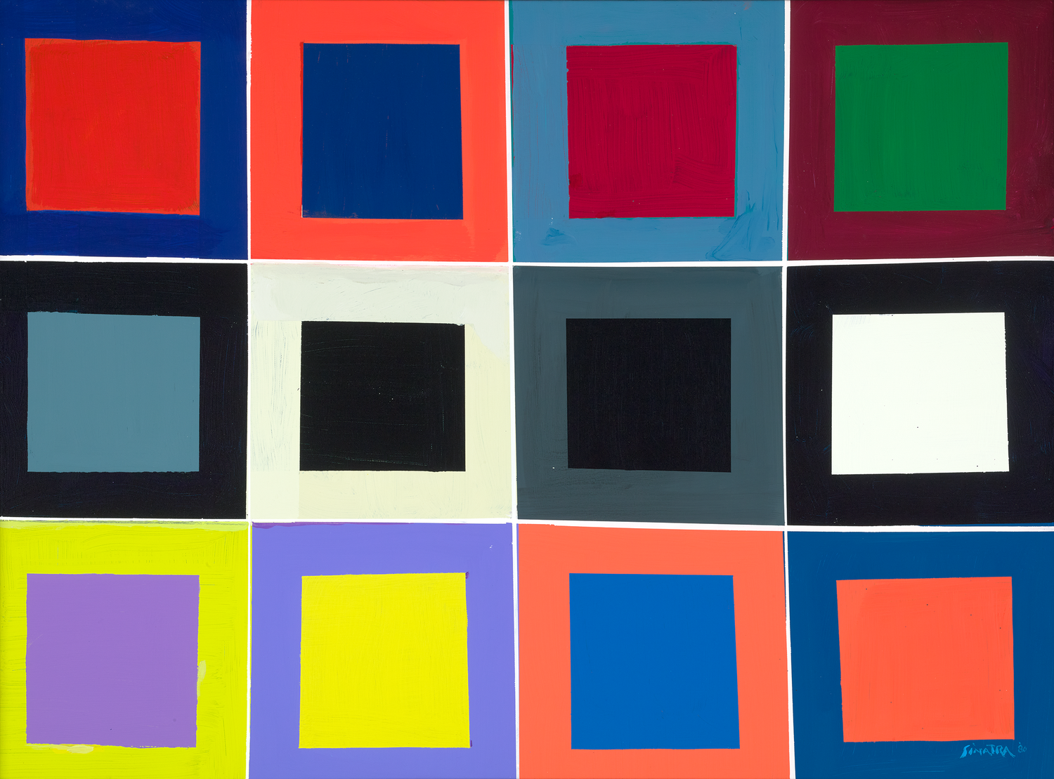 Abstract with Squares by Frank Sinatra