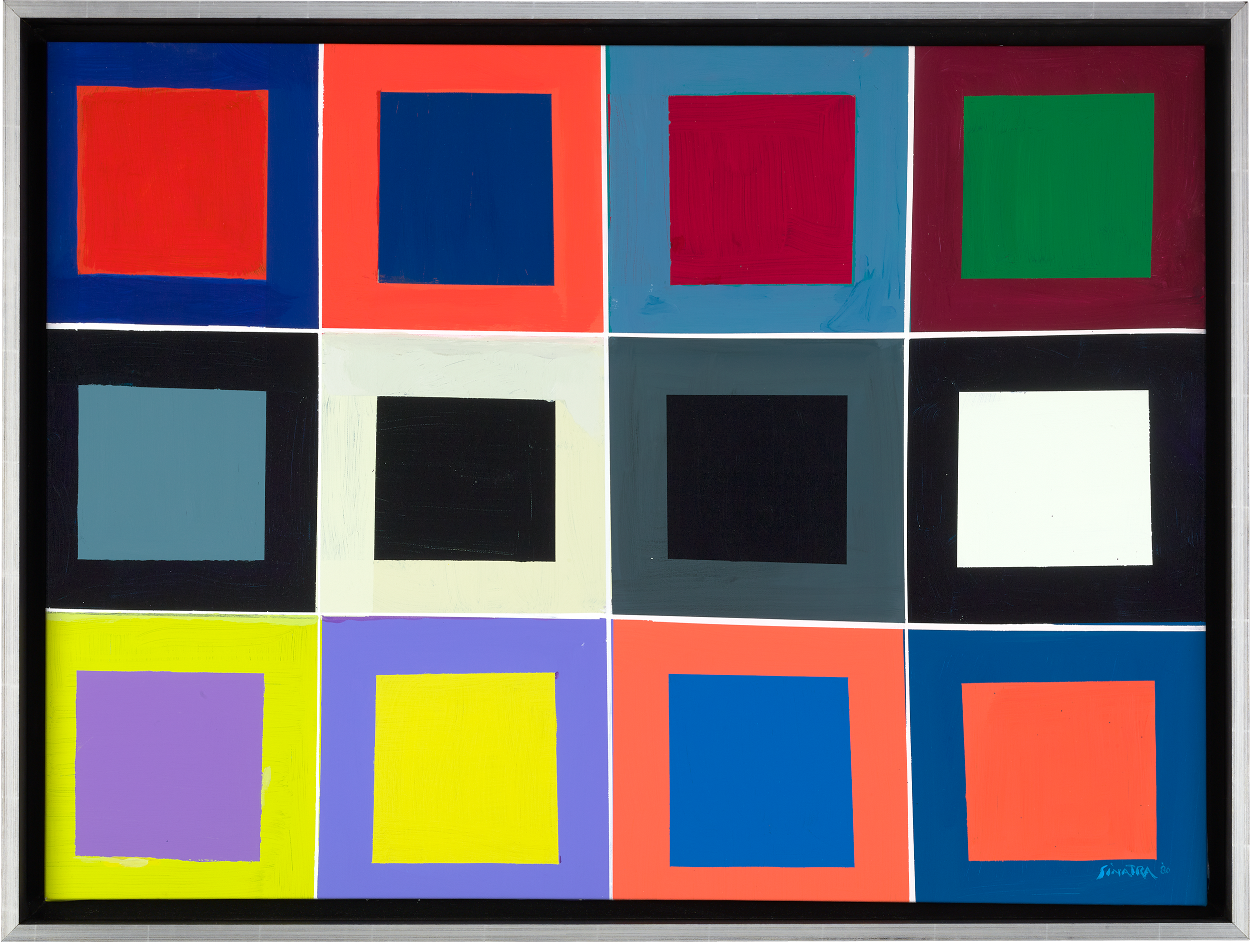 Abstract with Squares by Frank Sinatra