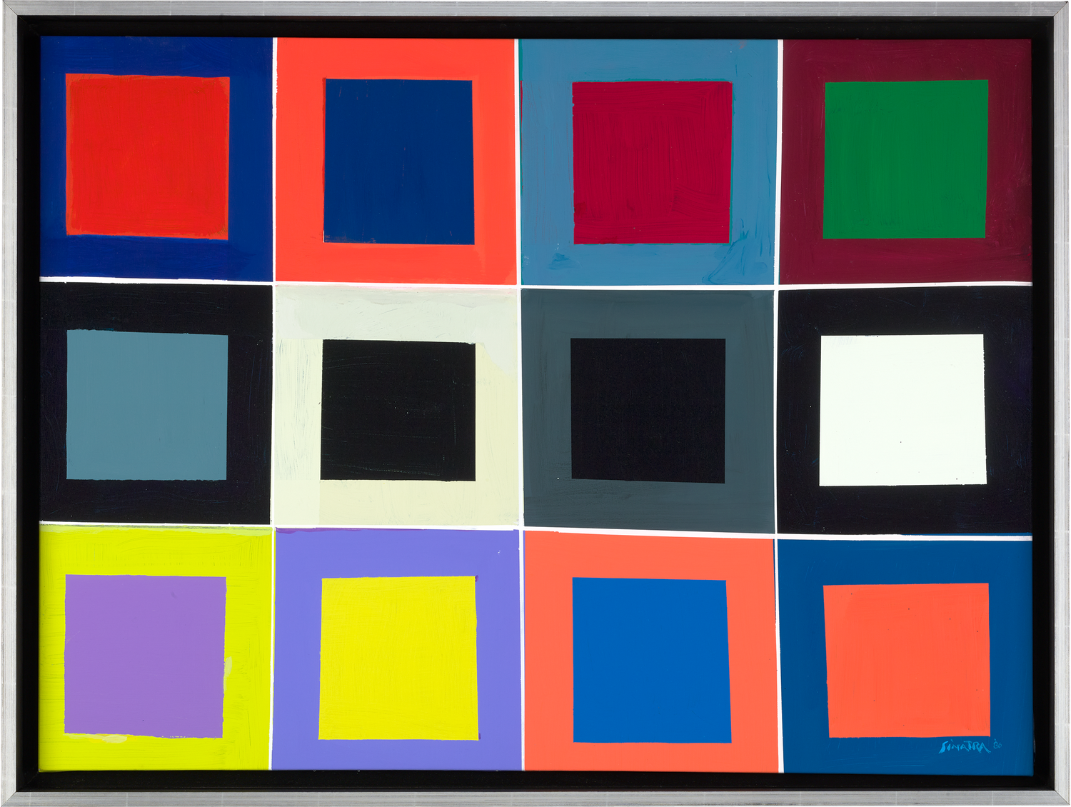 Abstract with Squares by Frank Sinatra