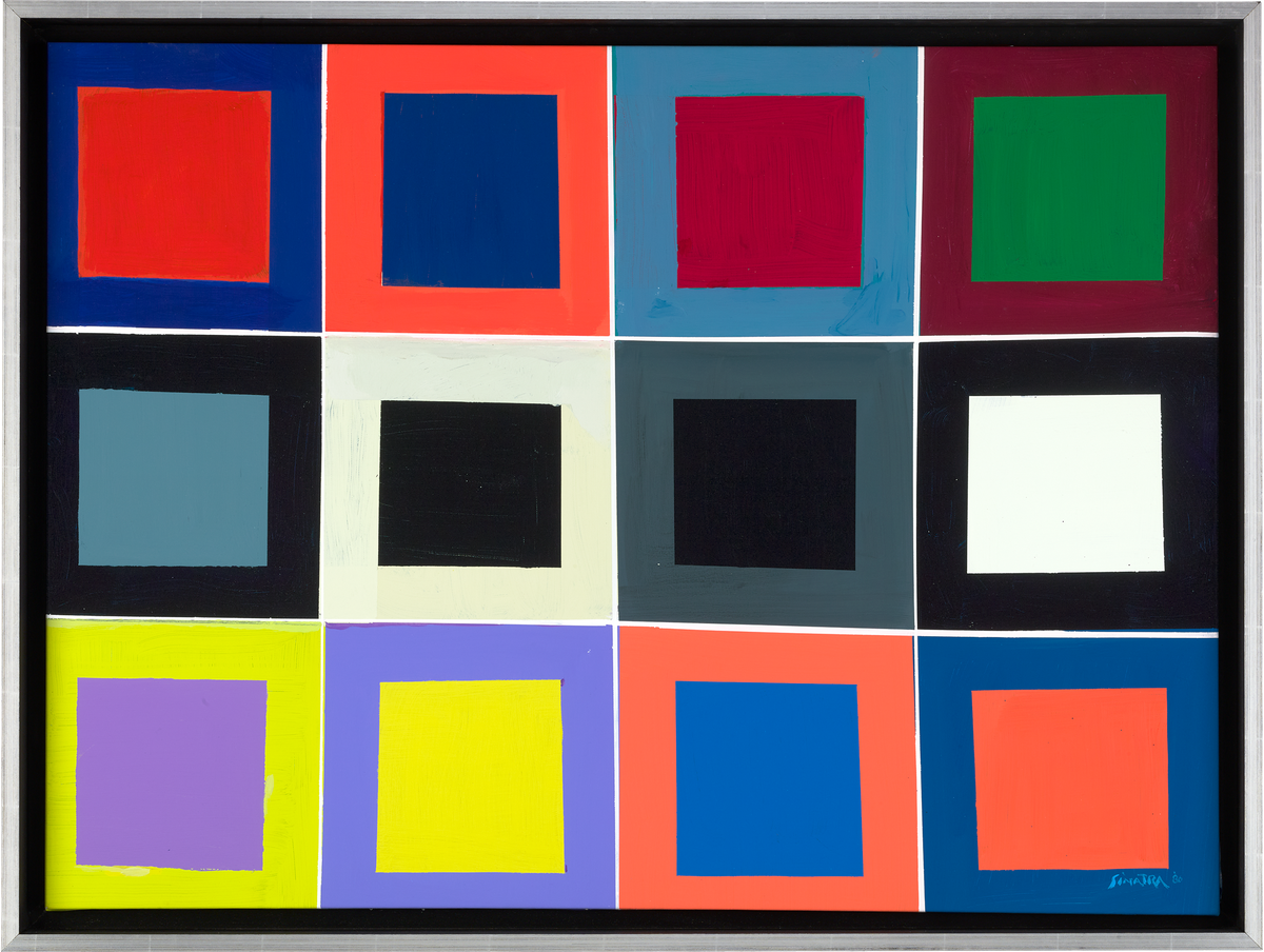 Abstract with Squares by Frank Sinatra