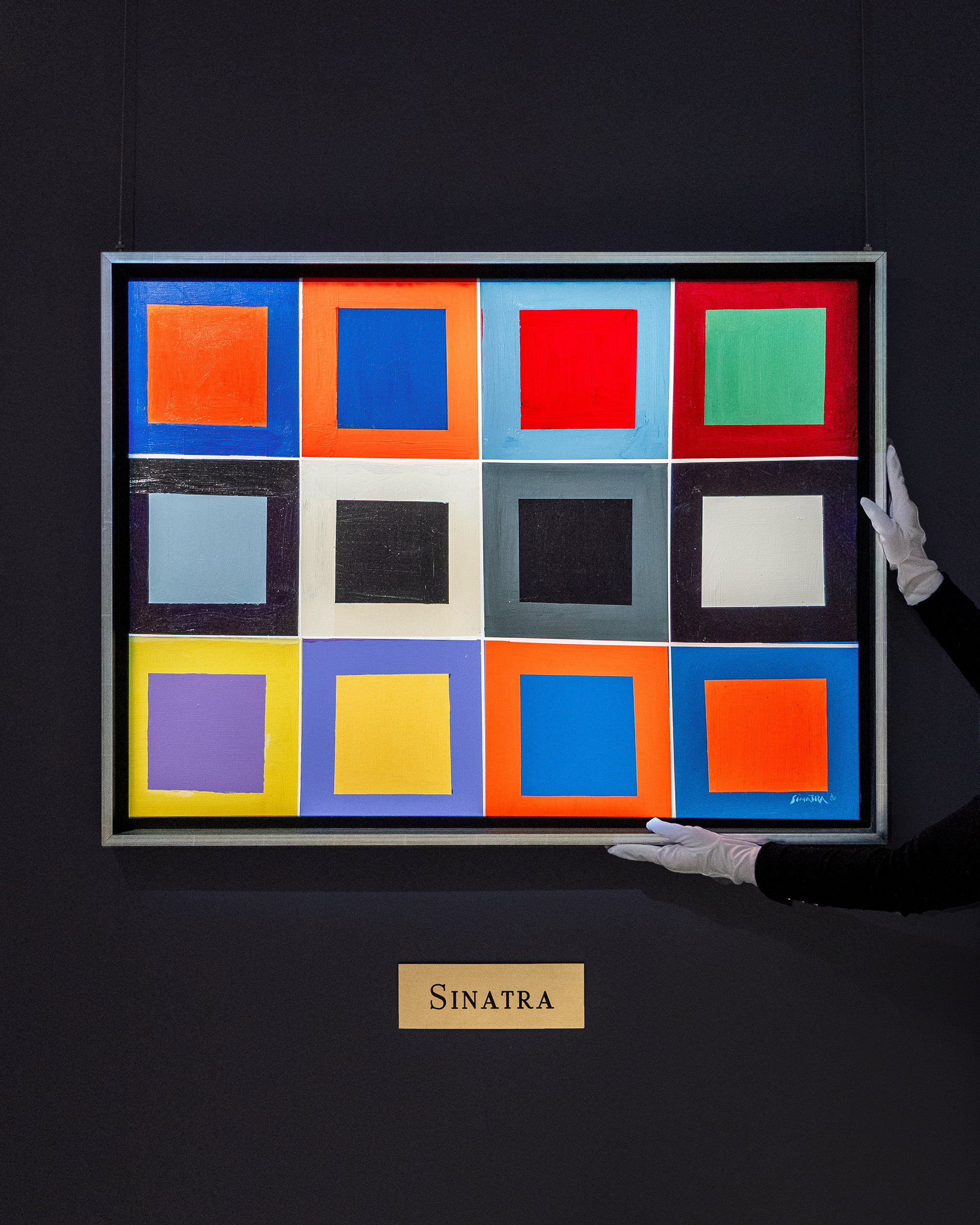 Abstract with Squares by Frank Sinatra