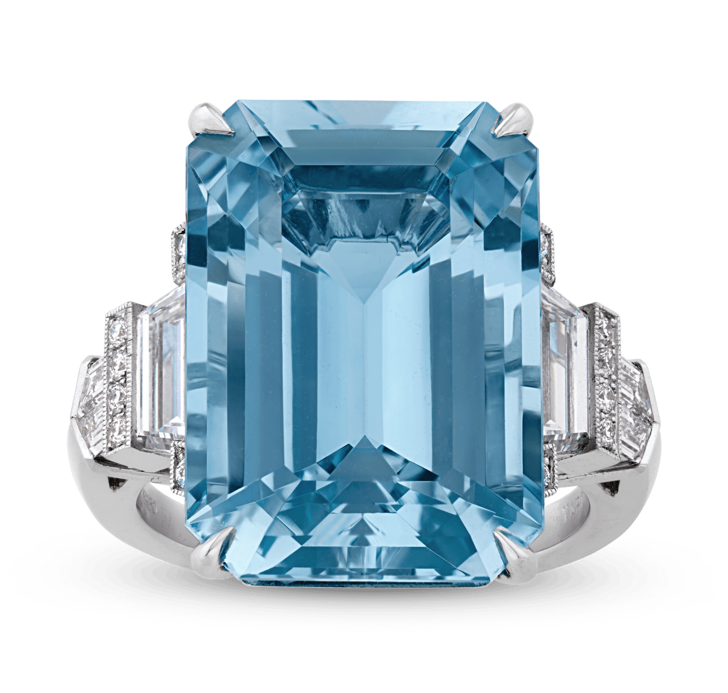 Raymond Yard Aquamarine Ring, 13.11 Carats